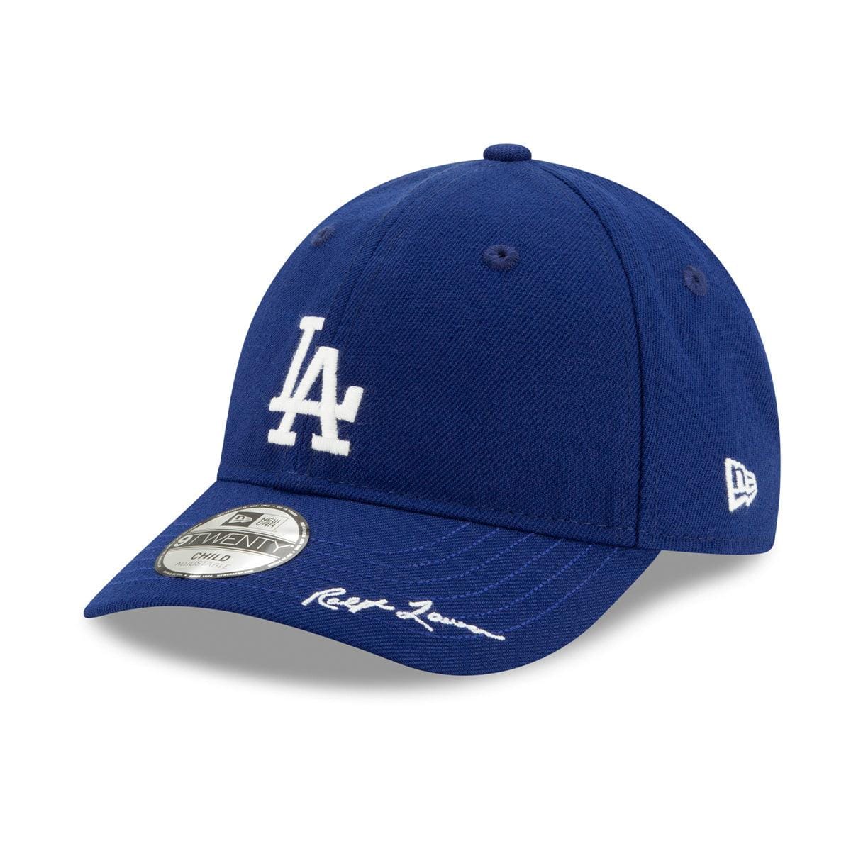 New Era + Ralph Lauren Los Angeles Dodgers Kids 9TWENTY Cap Blue