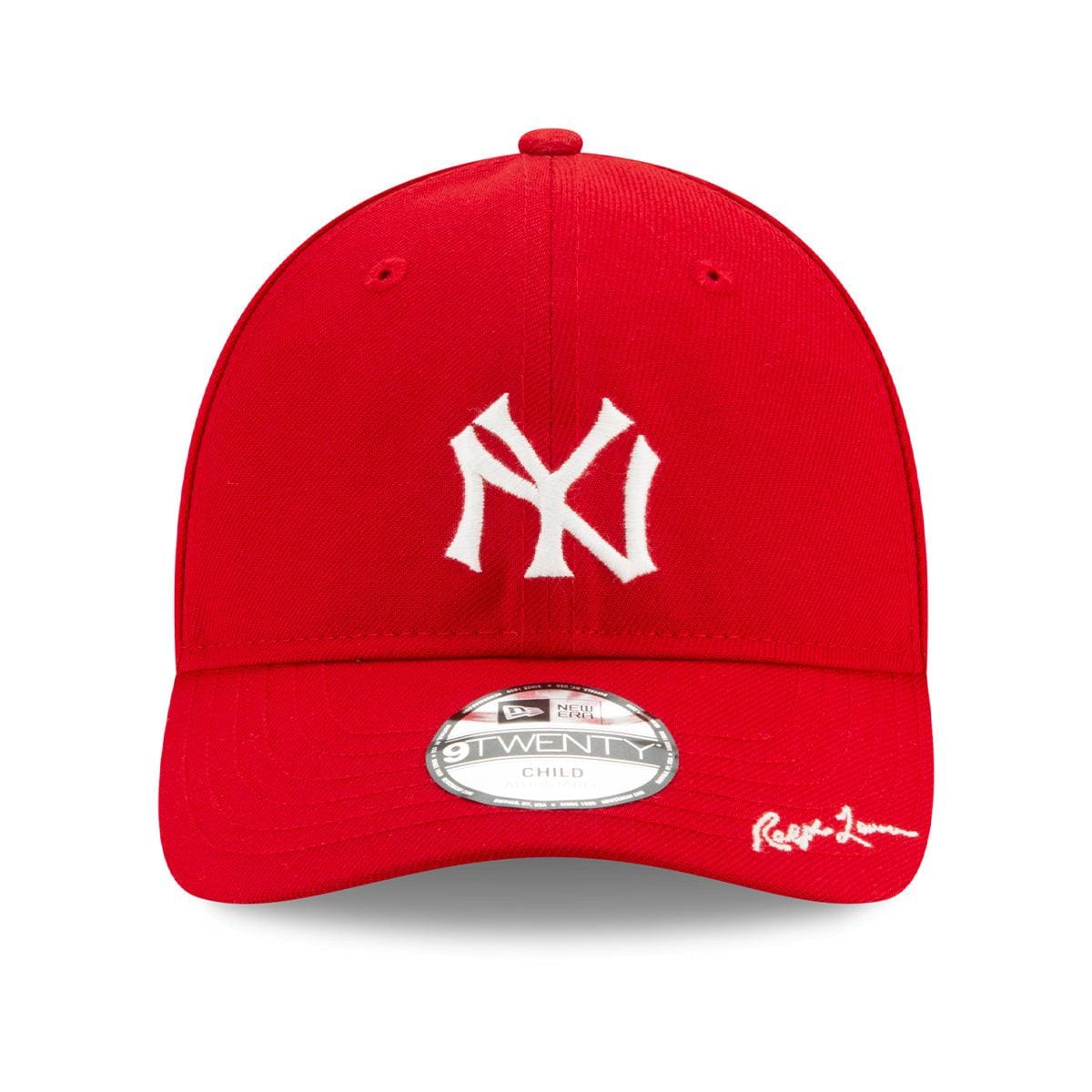 New Era + Ralph Lauren New York Yankees Kids 9TWENTY Cap Scarlet