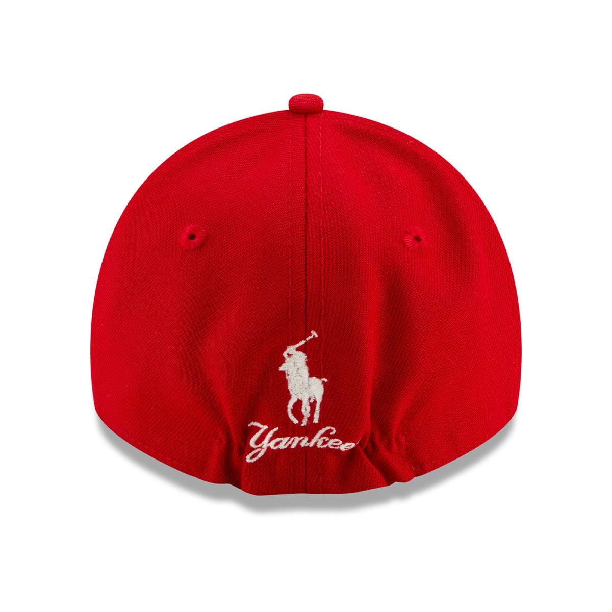 New Era + Ralph Lauren New York Yankees Kids 9TWENTY Cap Scarlet