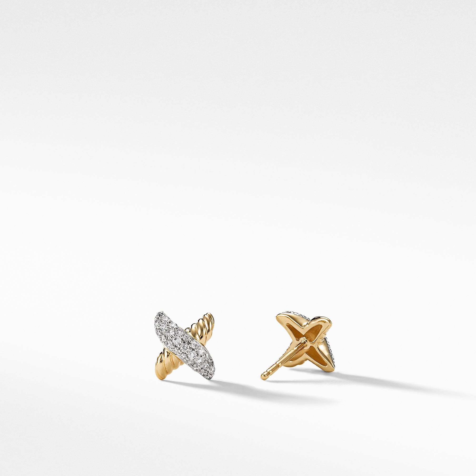 David Yurman The x Collection Earring in 18 - Karat Yellow Gold