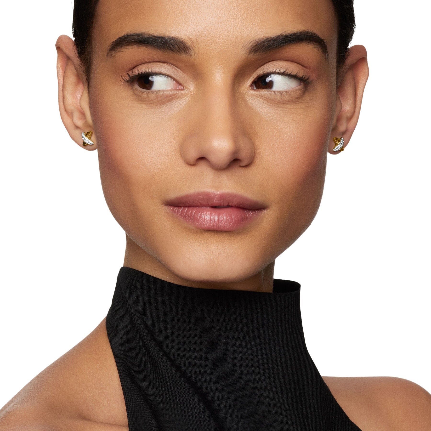 David Yurman The x Collection Earring in 18 - Karat Yellow Gold