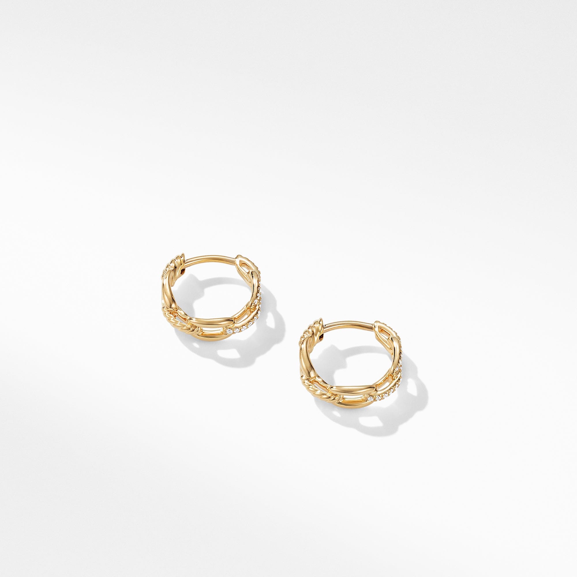 David Yurman The Stax Collection Earring in 18 - Karat Yellow Gold