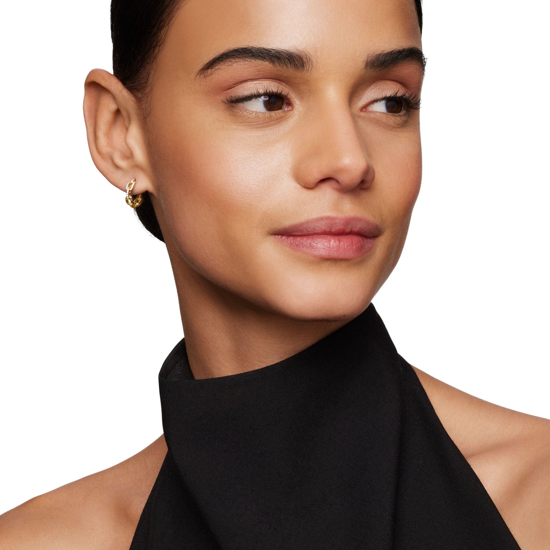 David Yurman The Stax Collection Earring in 18 - Karat Yellow Gold