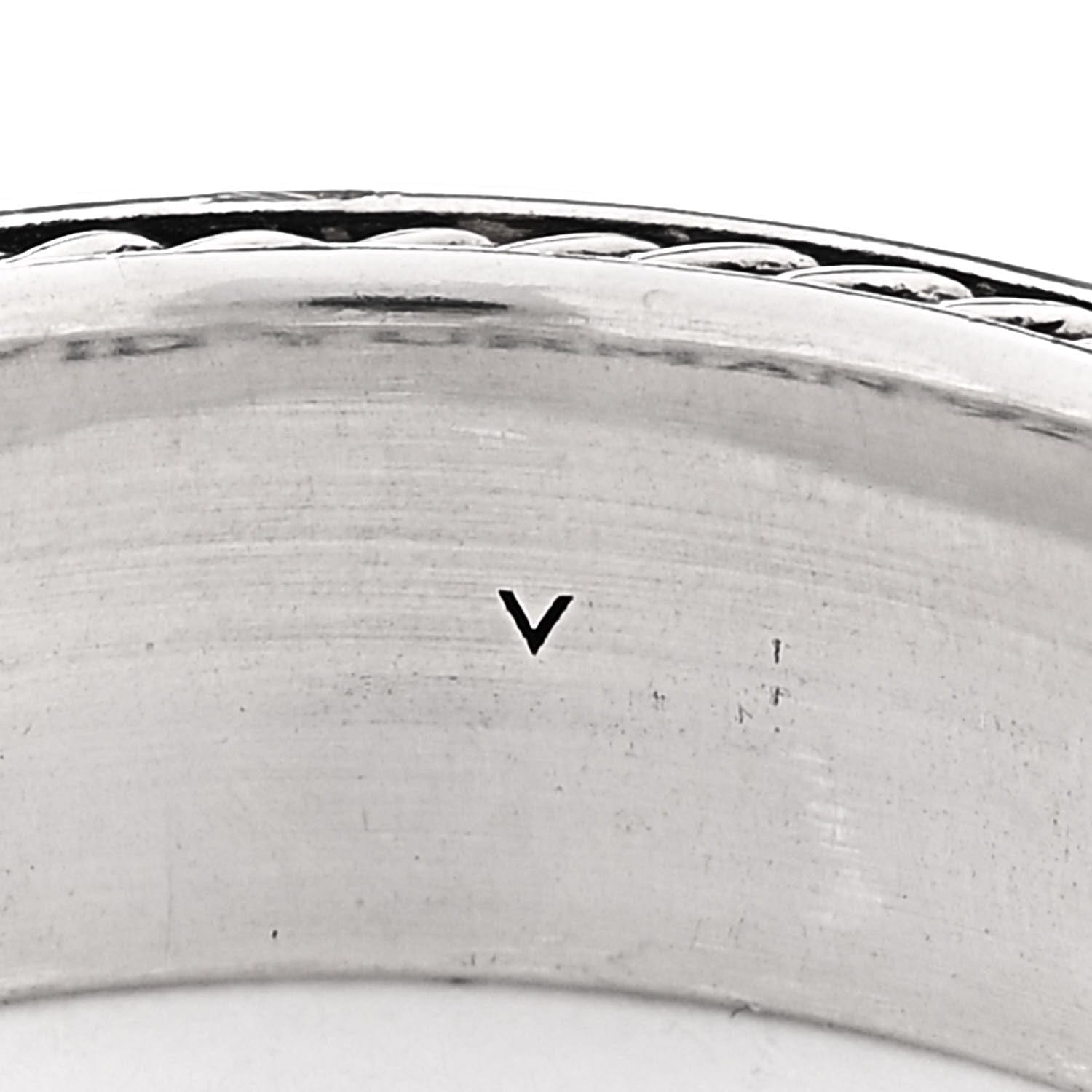 David Yurman Sterling Silver Diamond Streamline Two - Row Band Ring 57 8