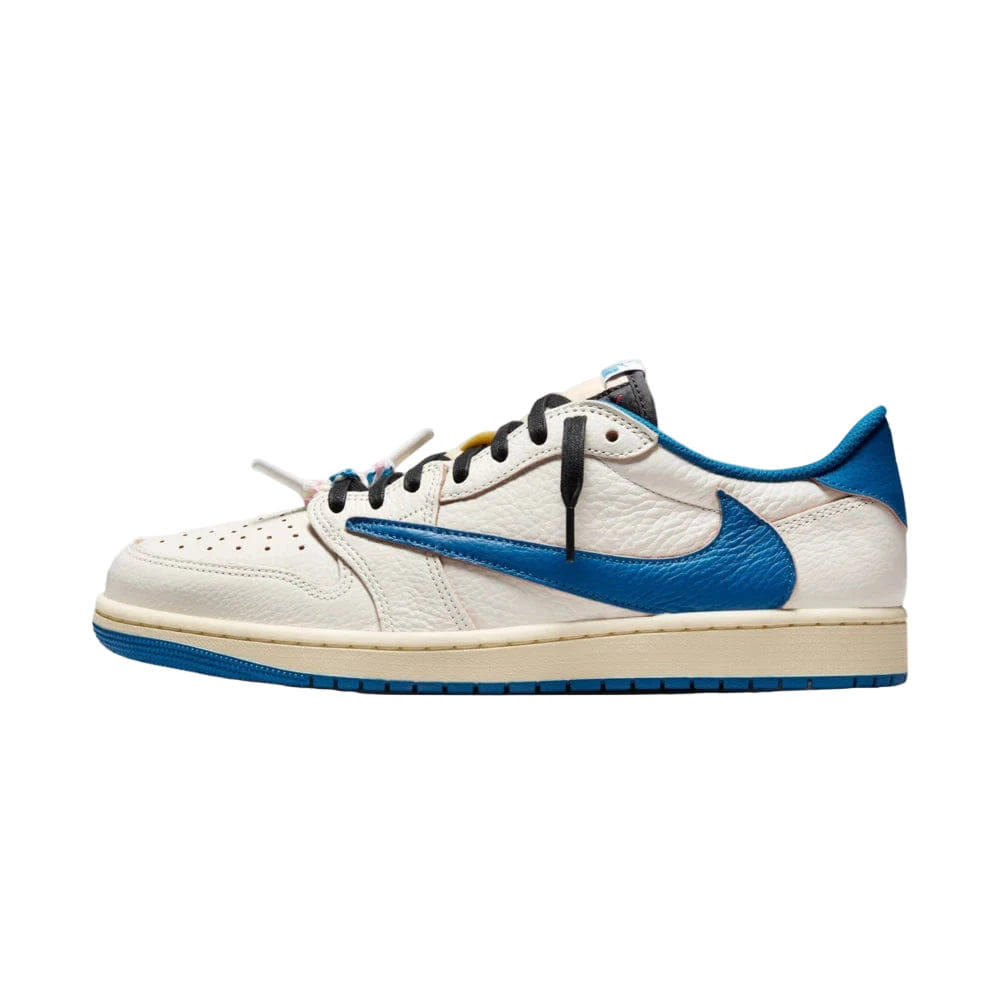 My Store Fragment Design x Travis Scott x Air Jordan 1 Retro Low OG SP Sail Military Blue - Preorder