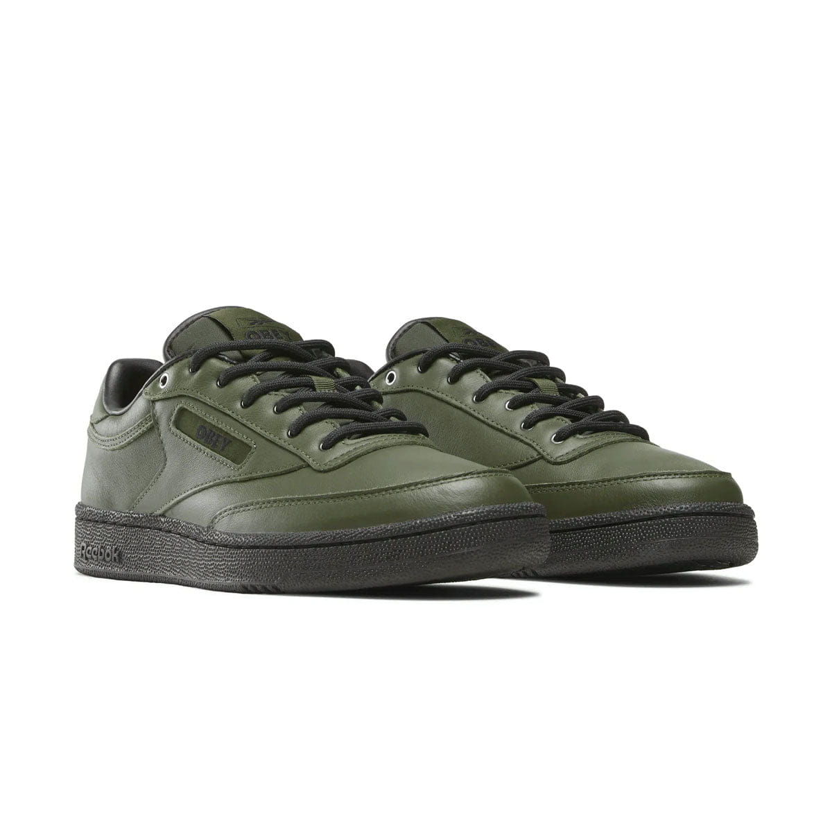 Reebok + OBEY Club C 85 Green Black Red