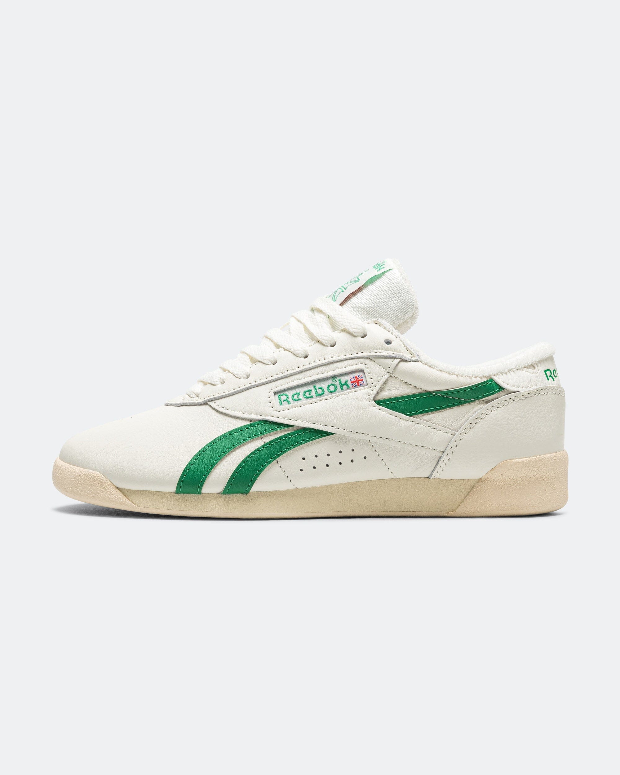 Reebok Freestyle Lo - Chalk/Glen Green - Paper White