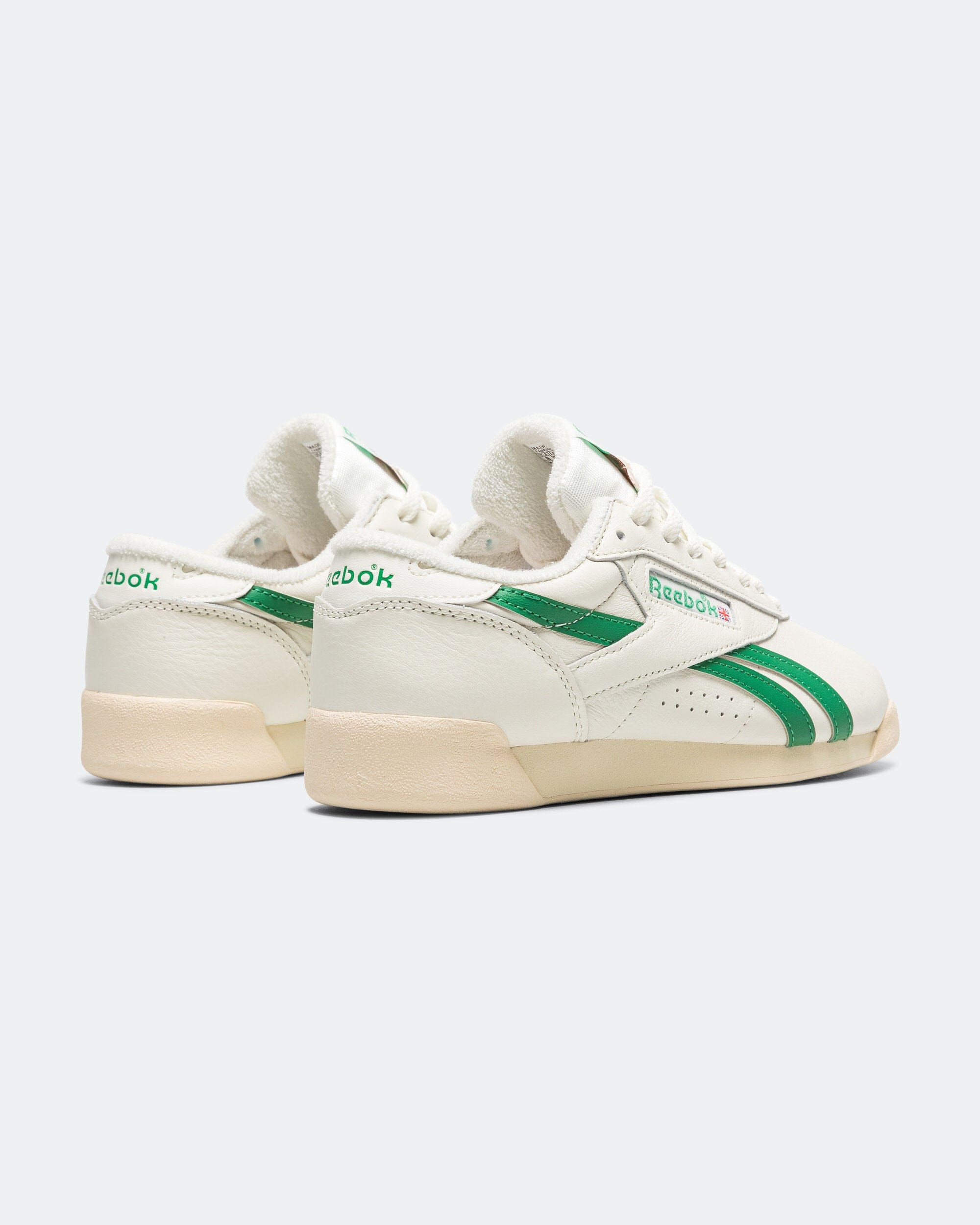 Reebok Freestyle Lo - Chalk/Glen Green - Paper White