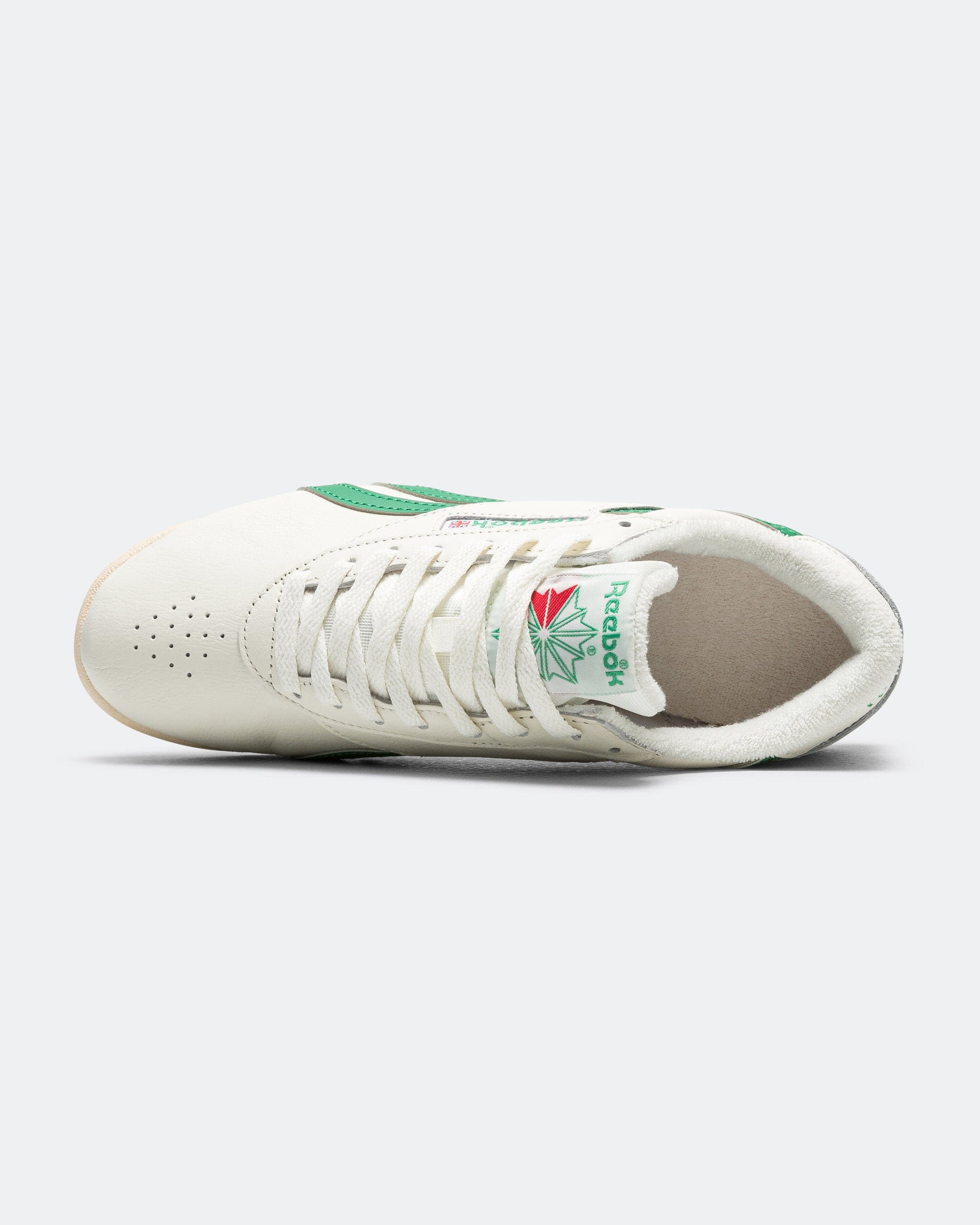 Reebok Freestyle Lo - Chalk/Glen Green - Paper White
