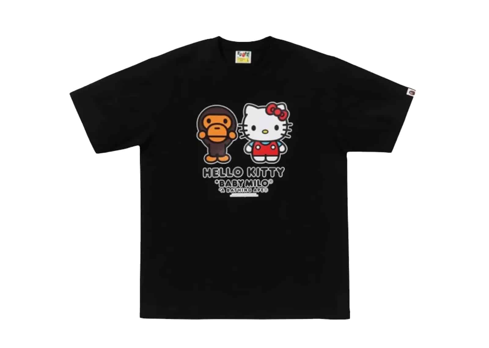 BAPE Baby Milo x Hello Kitty Ginza Exclusive T-Shirt Black
