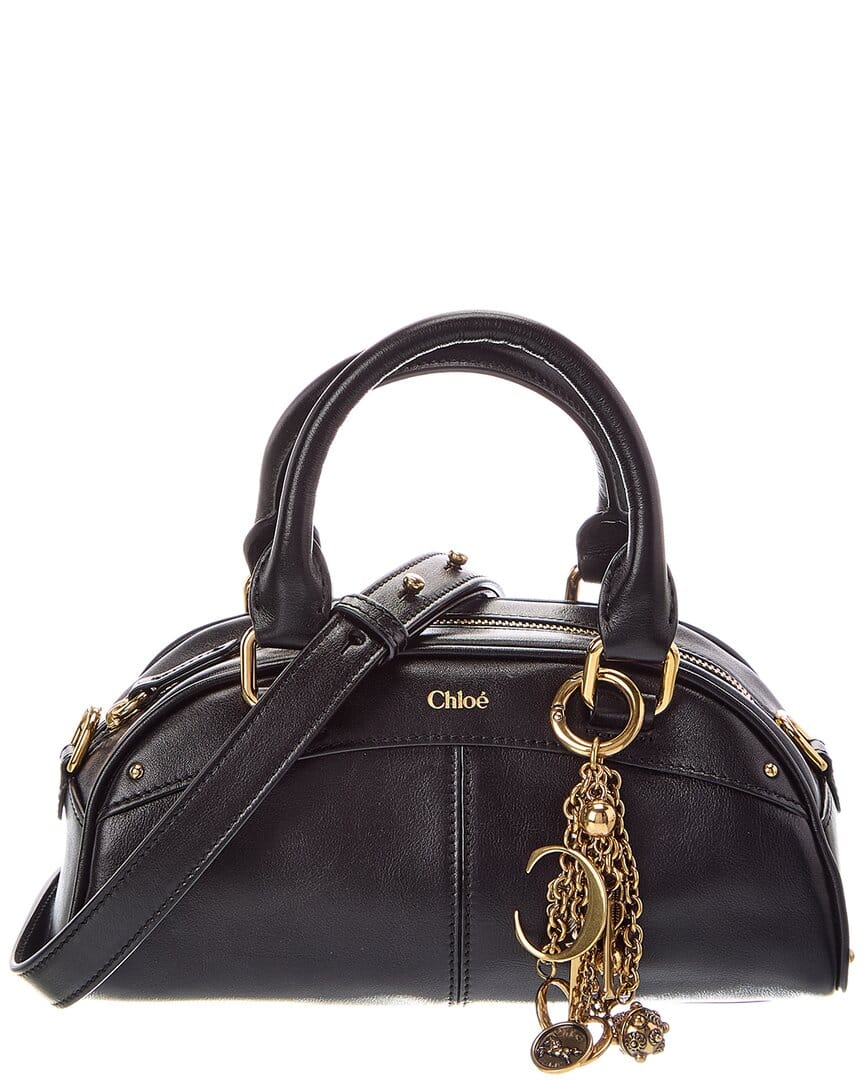 Chloé Small Leather Bowling Bag