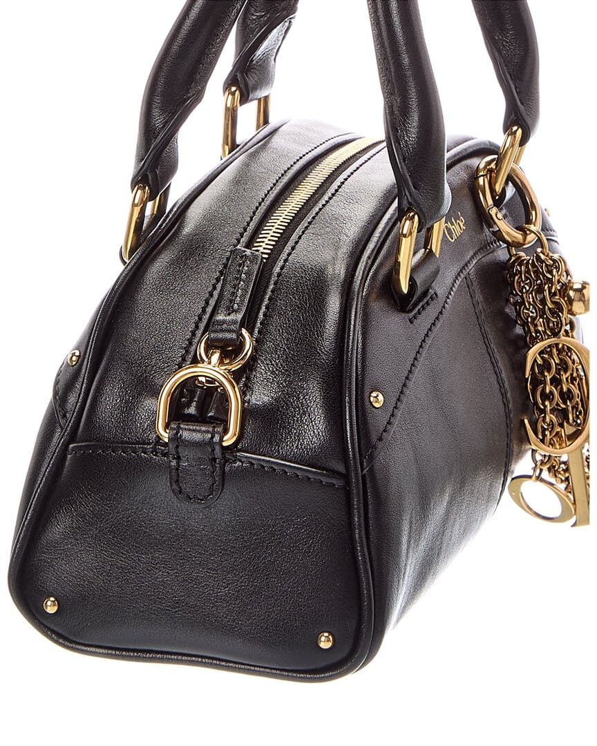 Chloé Small Leather Bowling Bag