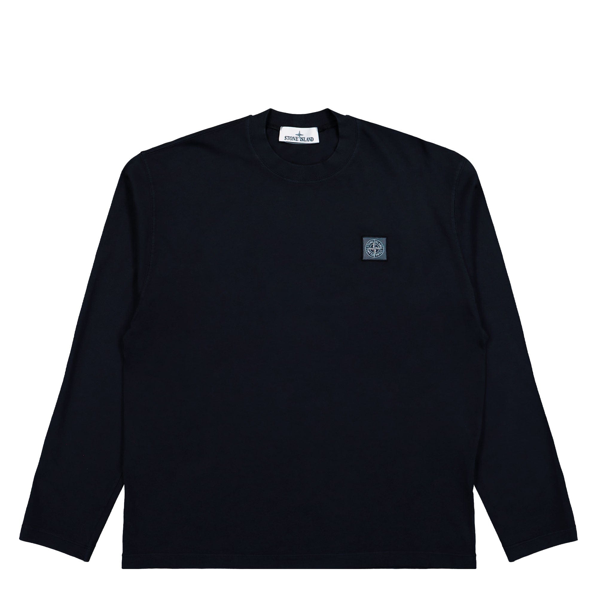 Stone Island Tonal Compass Patch Longsleeve T - Shirt