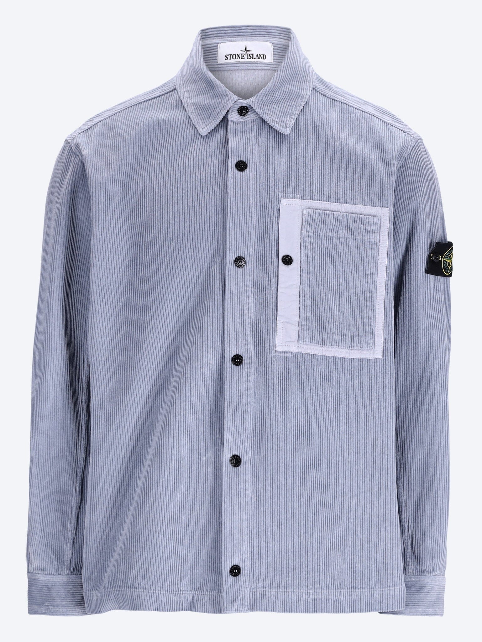 Stone Island Organic cotton corduroy 800 garment dyed shirt
