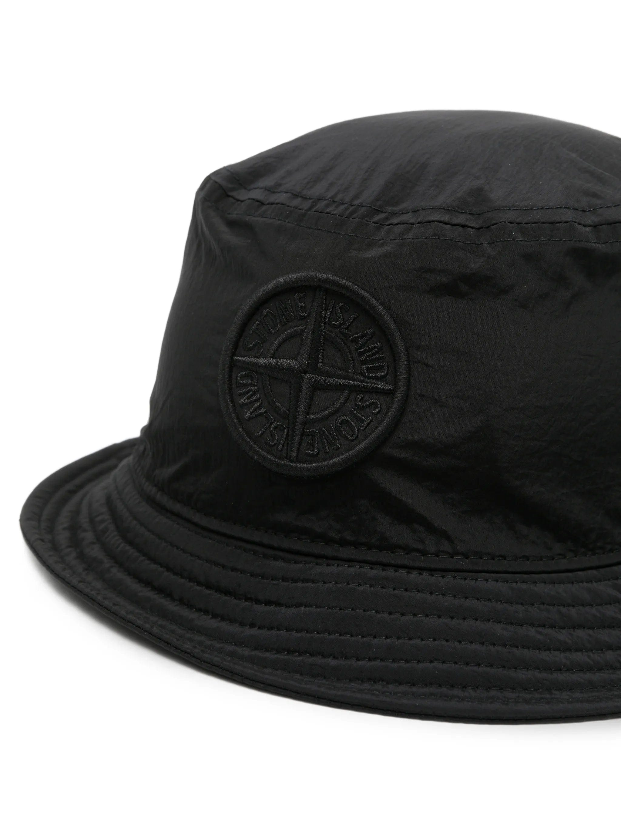 Stone Island logo - patch bucket hat