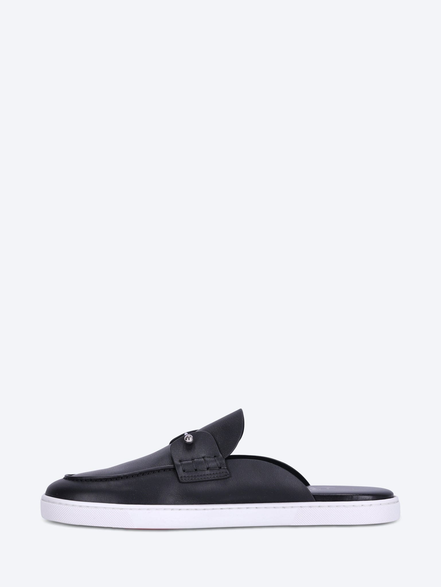 Christian Louboutin Chanme flat calf retourne loafers