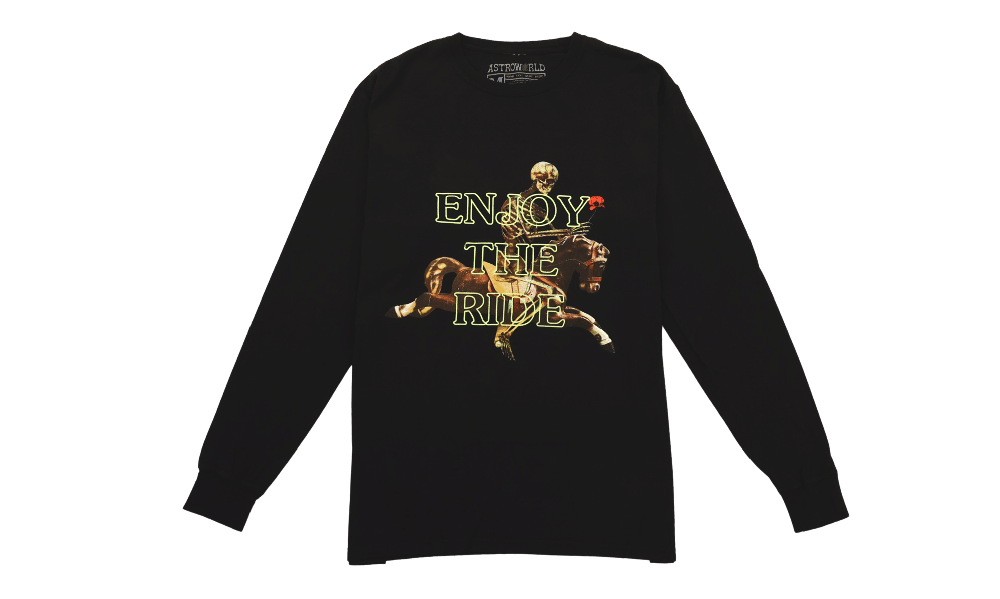 Travis Scott Astroworld Enjoy The Ride Long Sleeve (83665 - 105) Men's Size S - 2XL
