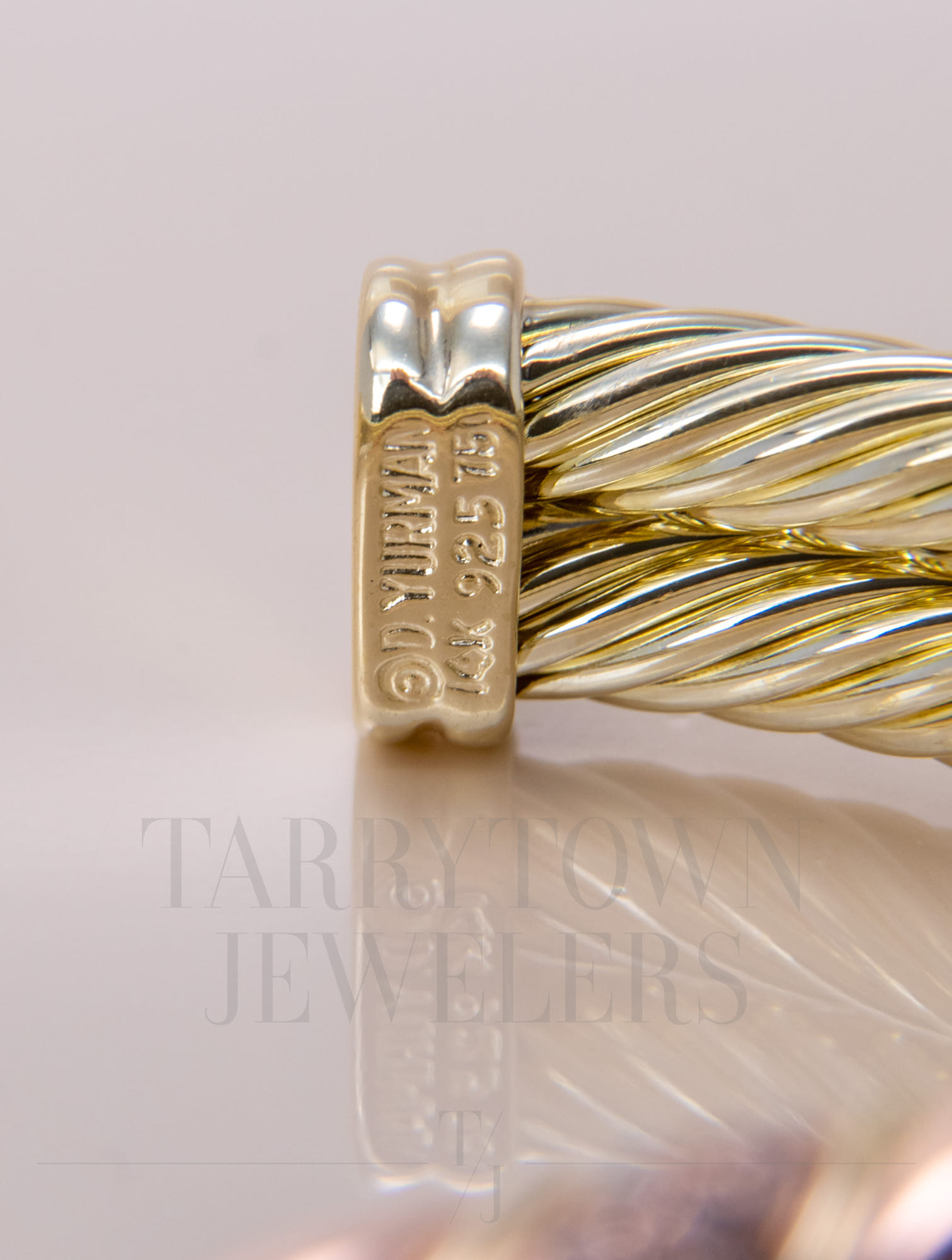 David Yurman Double Cable Crossover Cuff