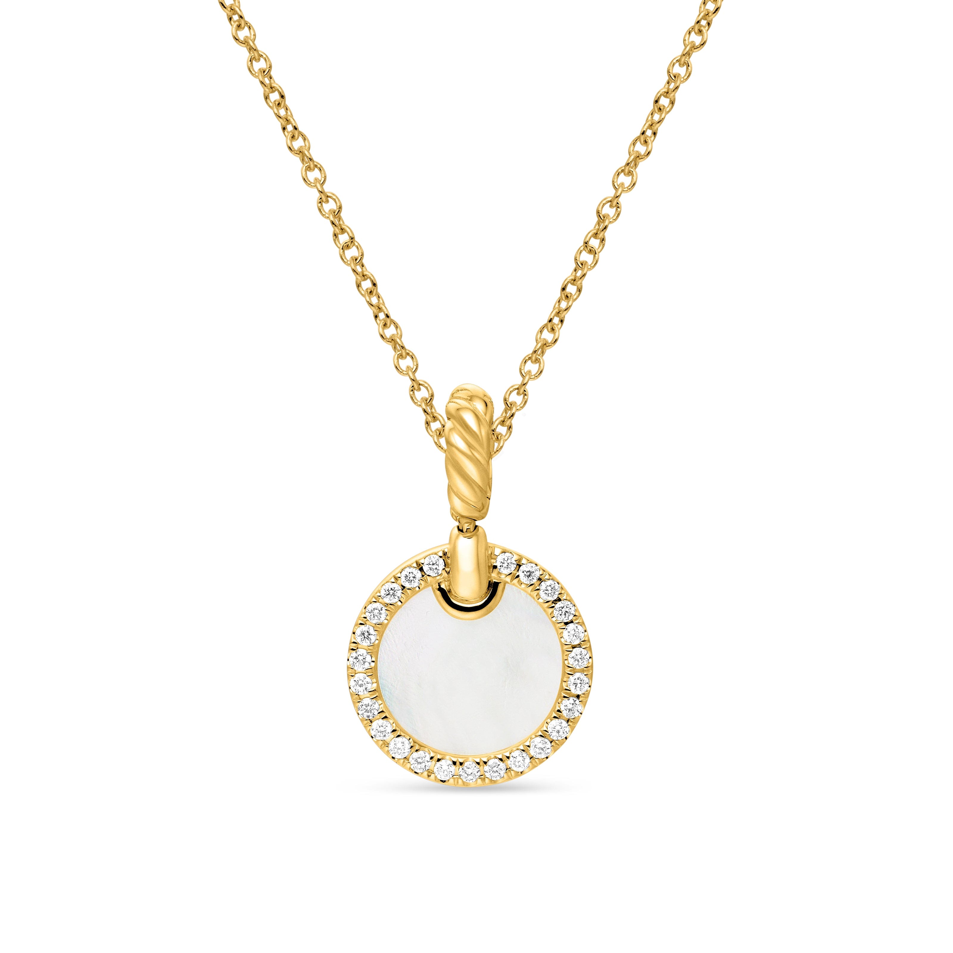David Yurman DY Elements® Collection Necklace in 18K Yellow Gold