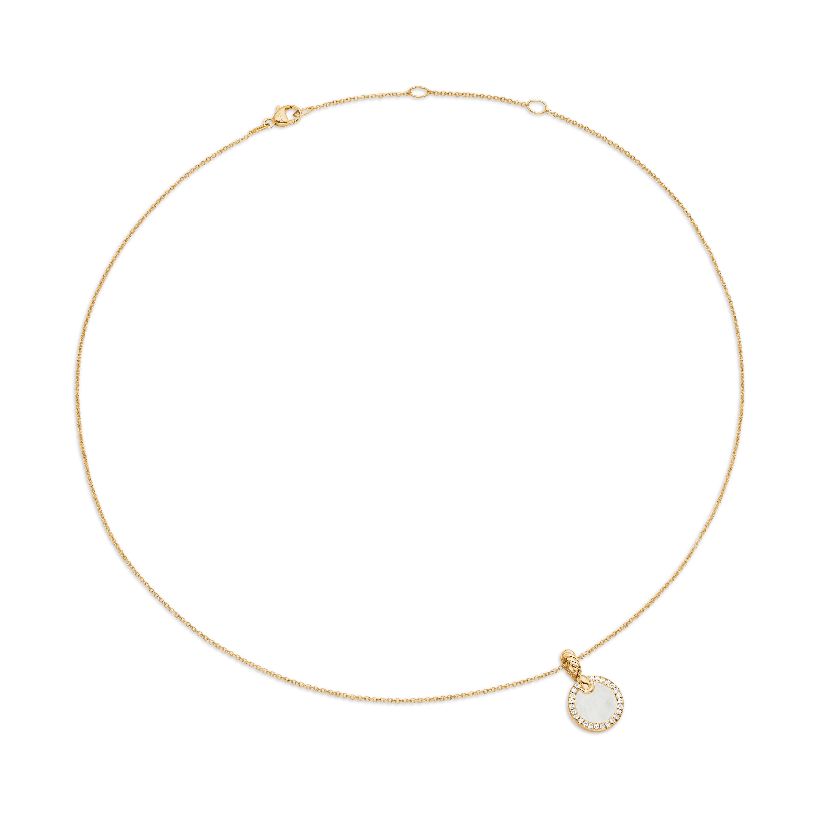 David Yurman DY Elements® Collection Necklace in 18K Yellow Gold