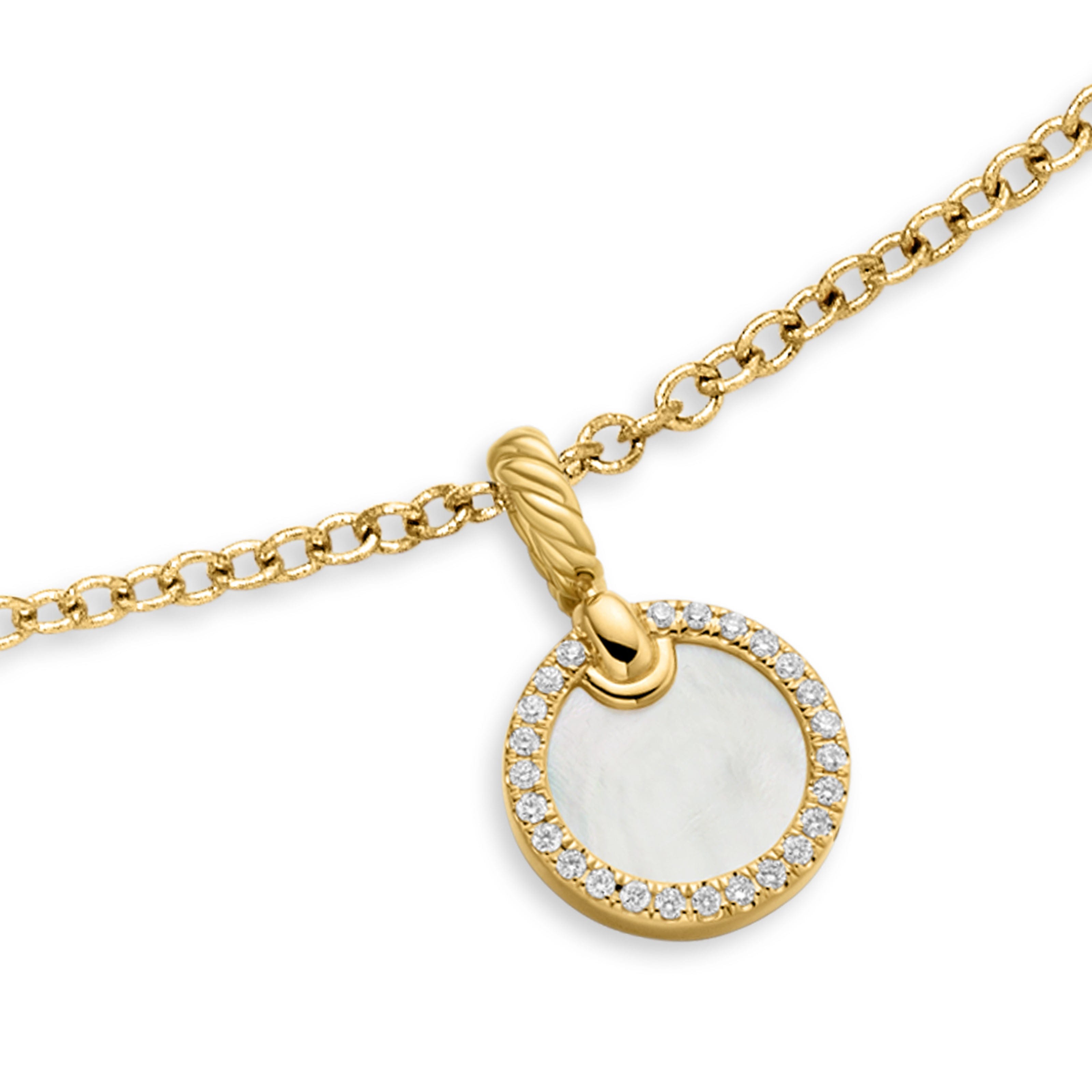 David Yurman DY Elements® Collection Necklace in 18K Yellow Gold