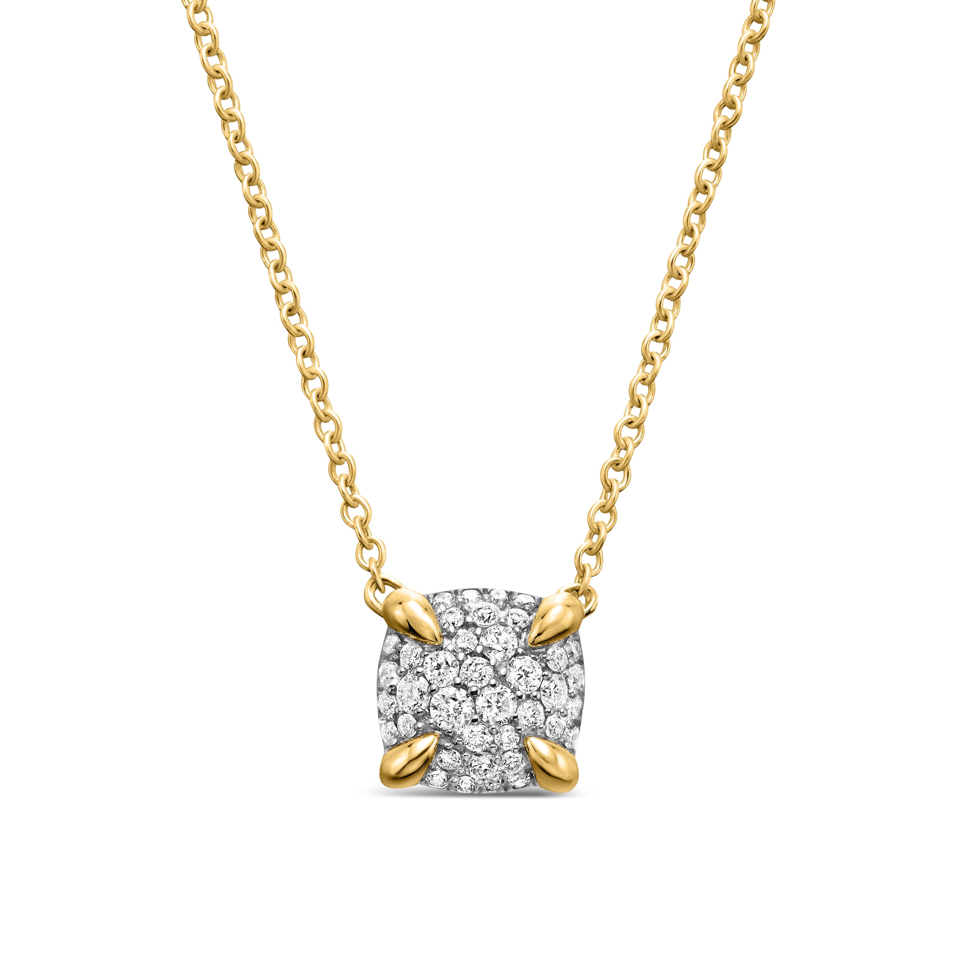 David Yurman Châtelaine® Collection Necklace in 18K Yellow Gold
