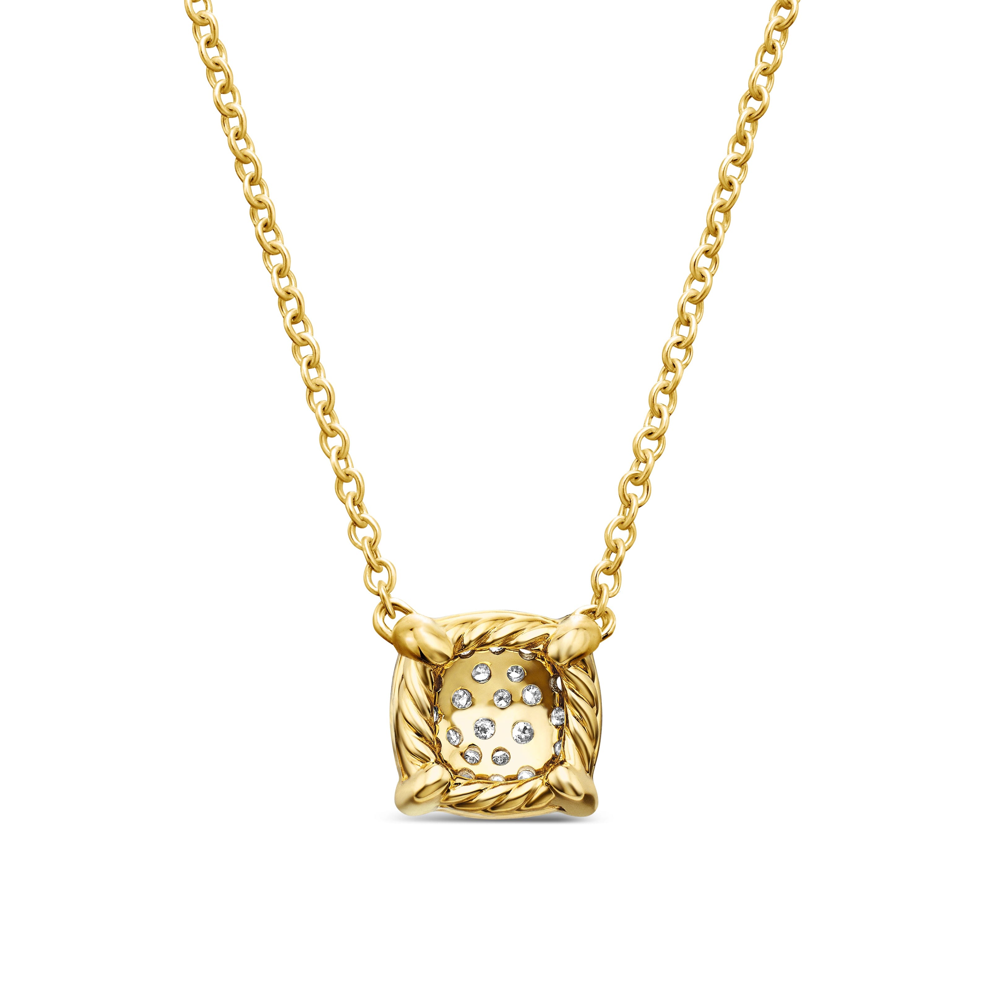 David Yurman Châtelaine® Collection Necklace in 18K Yellow Gold