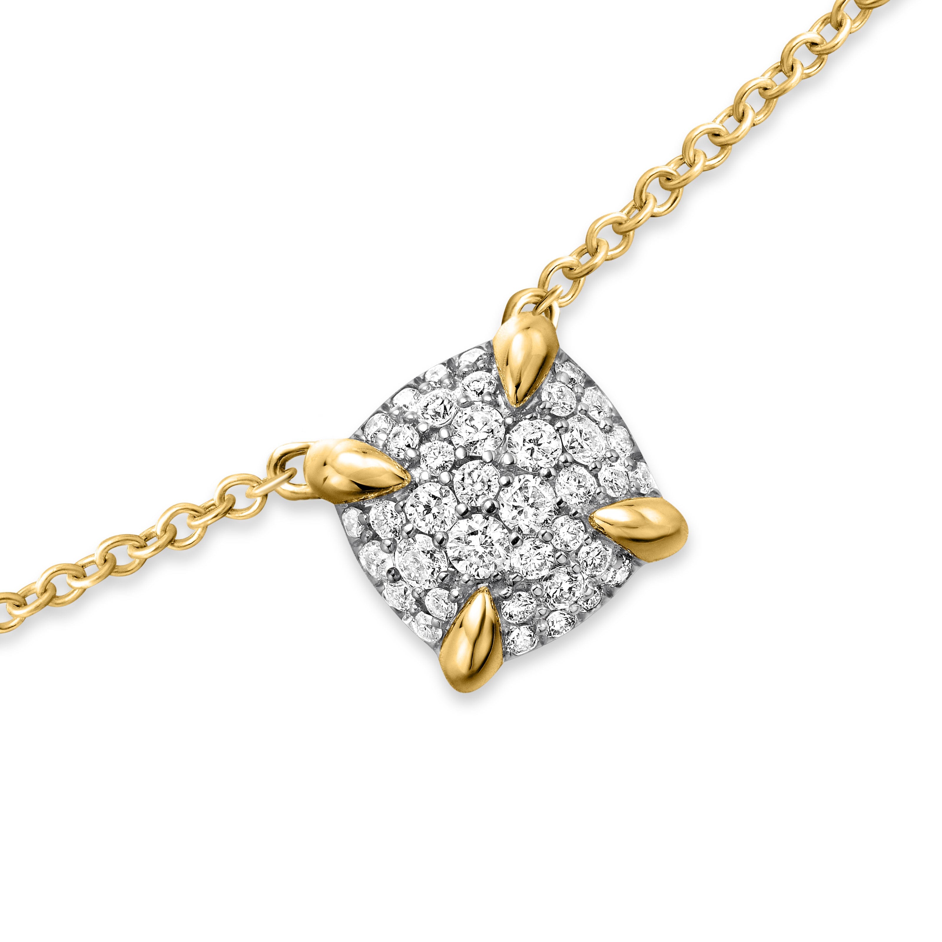 David Yurman Châtelaine® Collection Necklace in 18K Yellow Gold