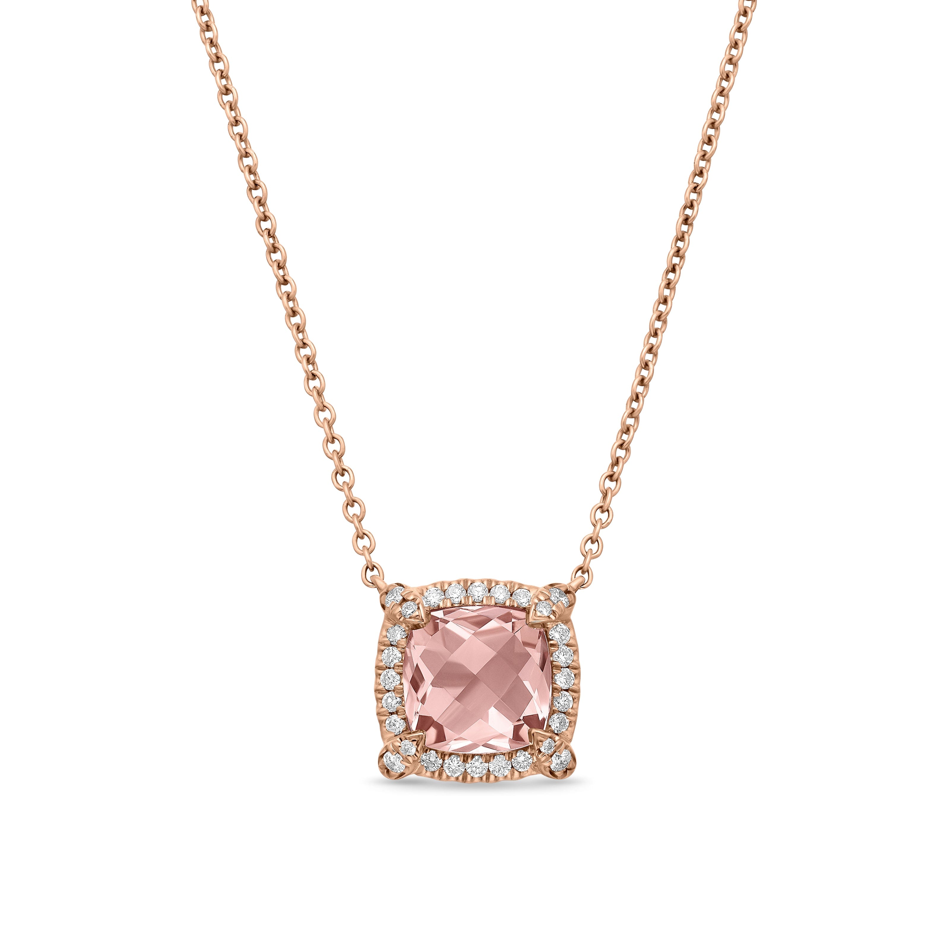 David Yurman Châtelaine® Collection Necklace in 18K Rose Gold