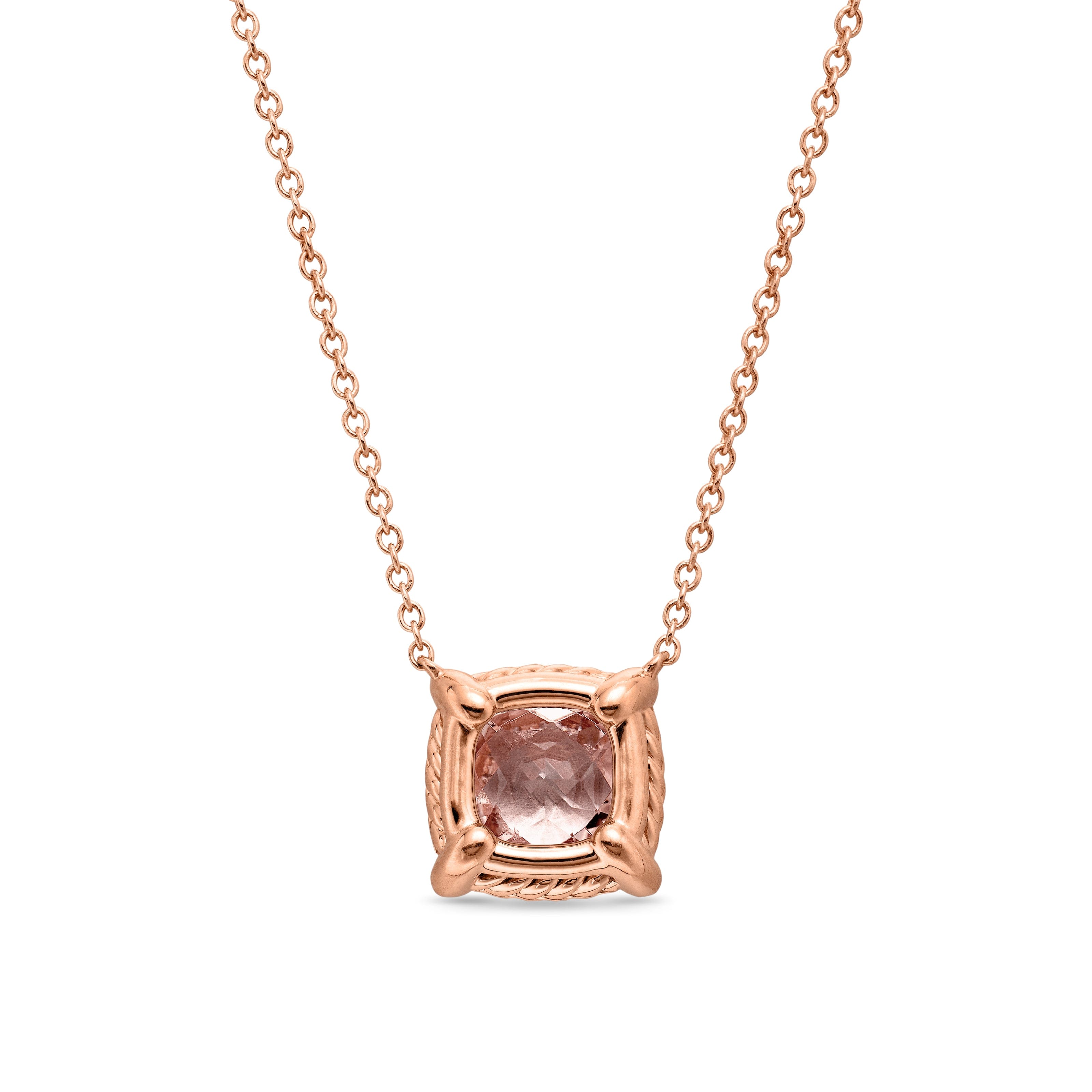 David Yurman Châtelaine® Collection Necklace in 18K Rose Gold