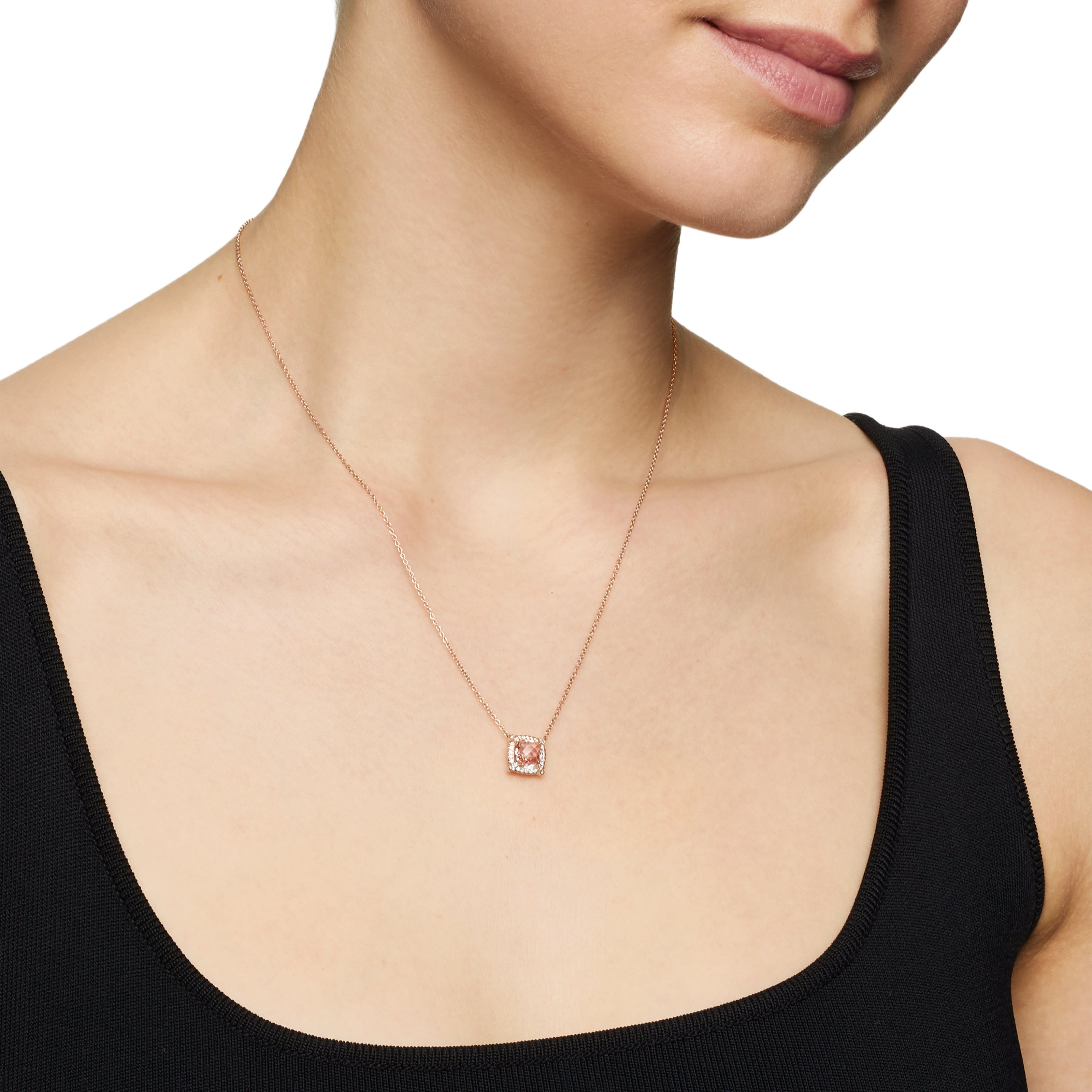 David Yurman Châtelaine® Collection Necklace in 18K Rose Gold