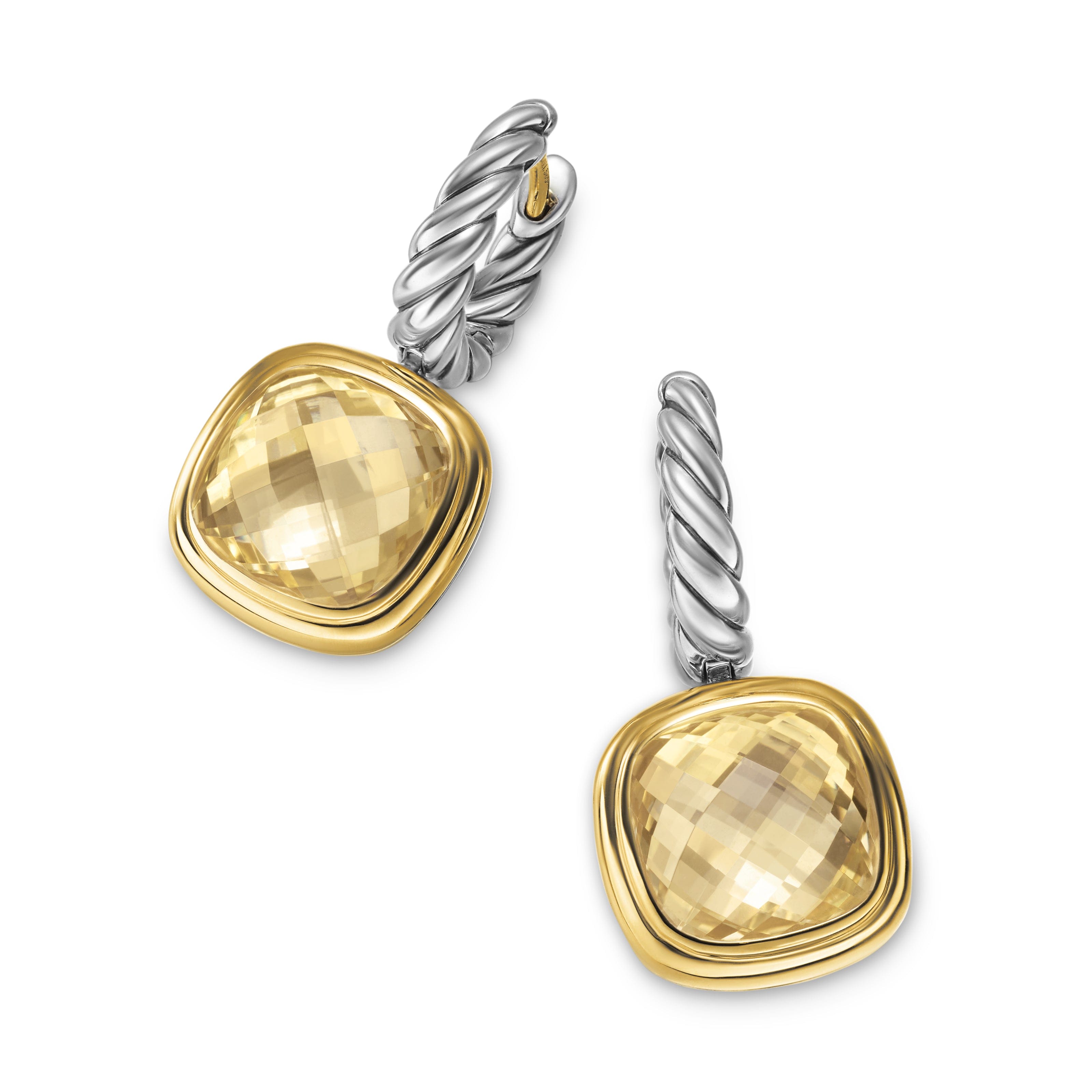 David Yurman Albion® Collection Earring in Sterling Silver and 18k Gold