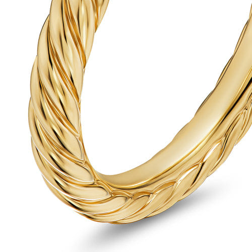 David Yurman Cable Band Ring in 18K Yellow Gold, 2.8 mm, Size 5