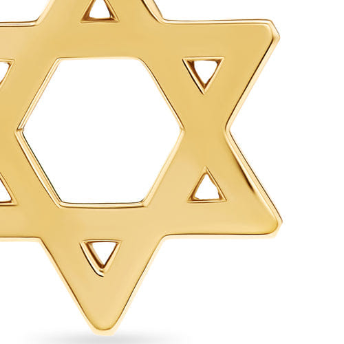 David Yurman Star of David Pendant in 18K Yellow Gold, 19 mm