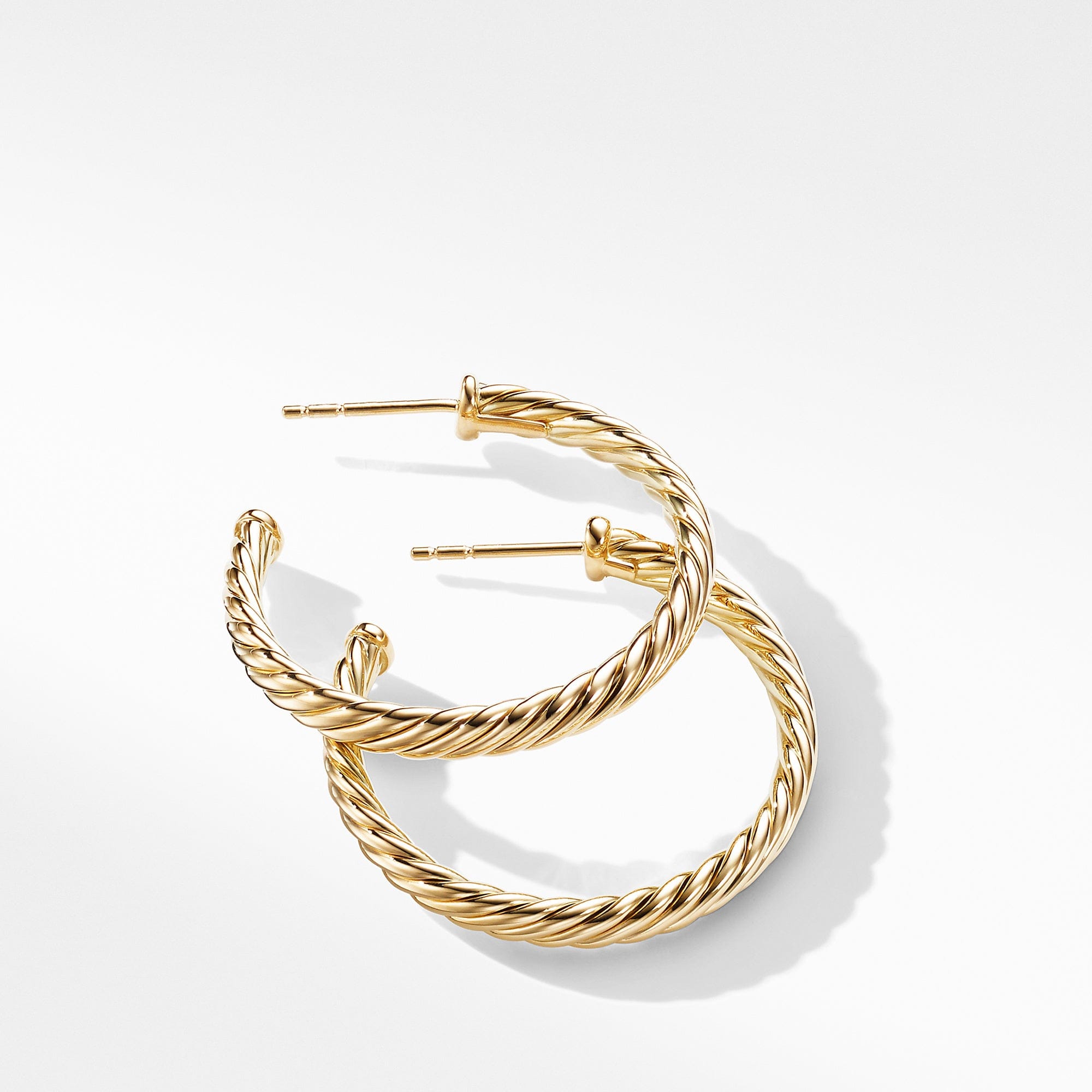 David Yurman The Cable Collection® Earring in 18 - Karat Yellow Gold