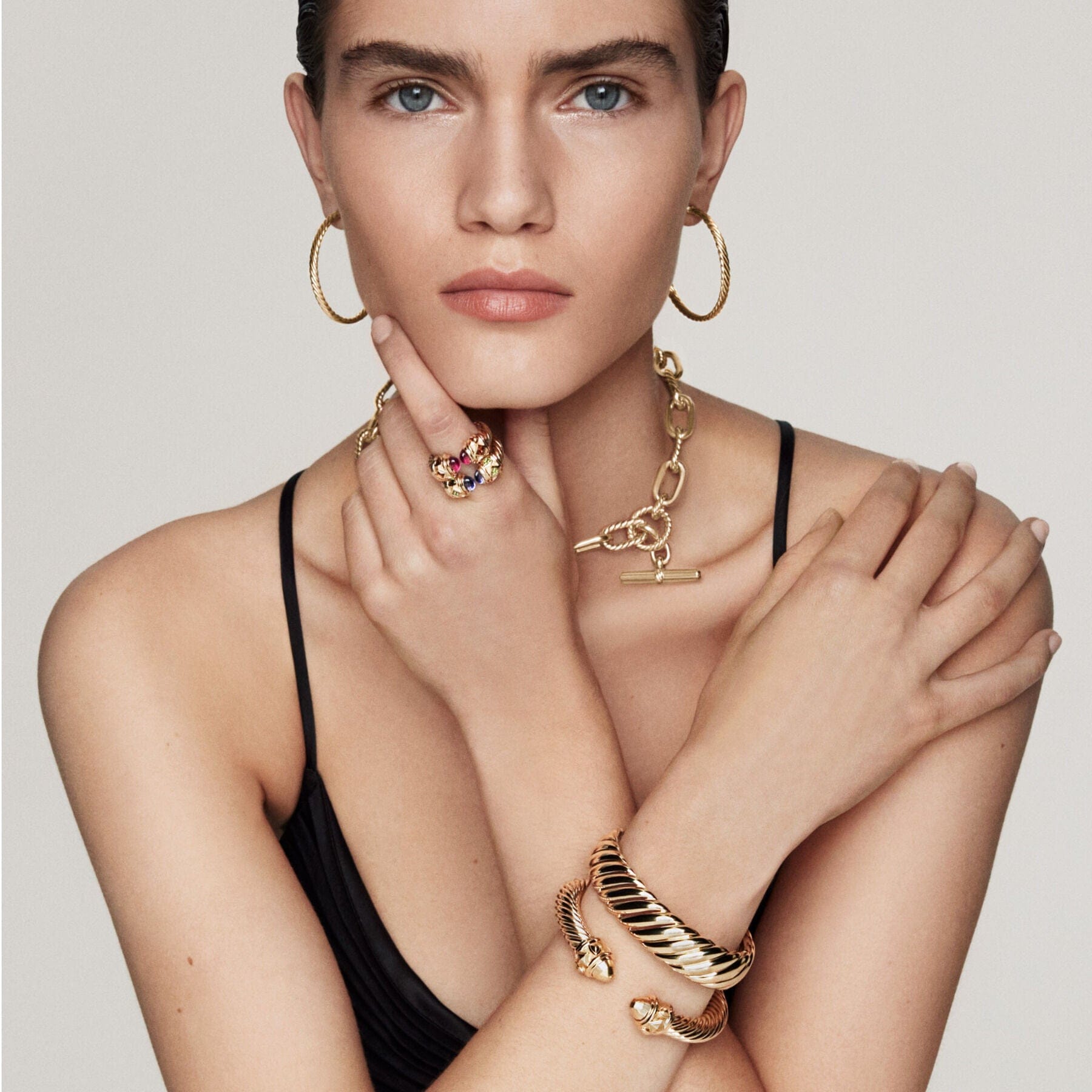 David Yurman The Cable Collection® Earring in 18 - Karat Yellow Gold