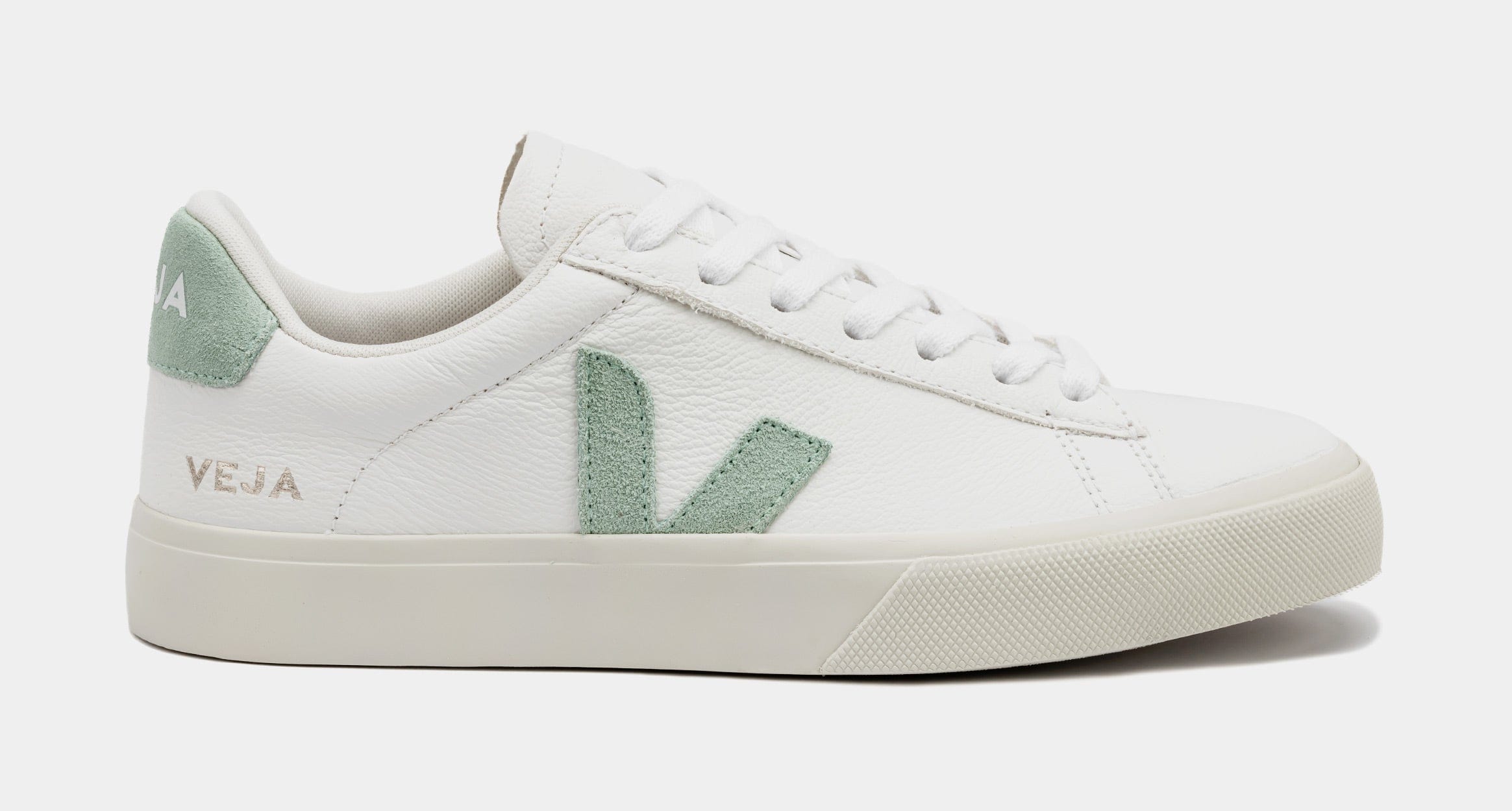 VEJA Campo Womens Lifestyle Shoes (White/Green)