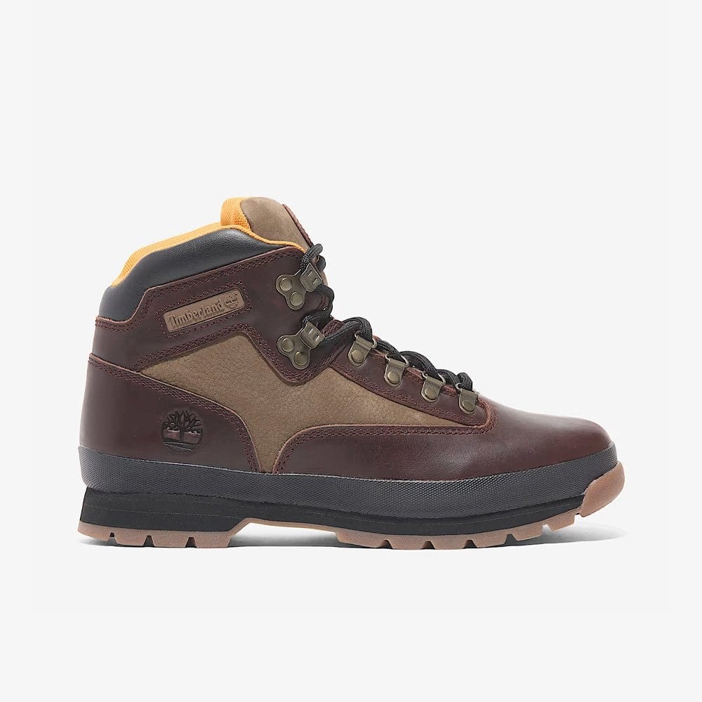 Timberland Euro Hiker Mid Lace Boot - Burgundy Full Grain