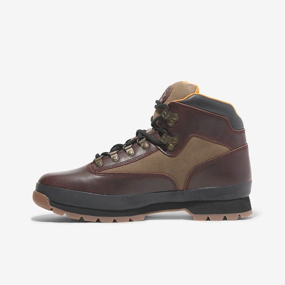 Timberland Euro Hiker Mid Lace Boot - Burgundy Full Grain