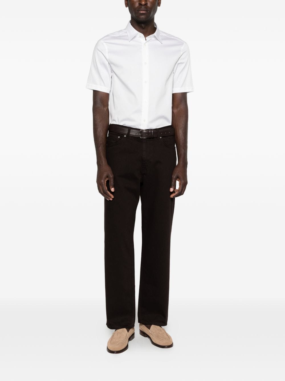Emporio Armani Cotton Shirt — White