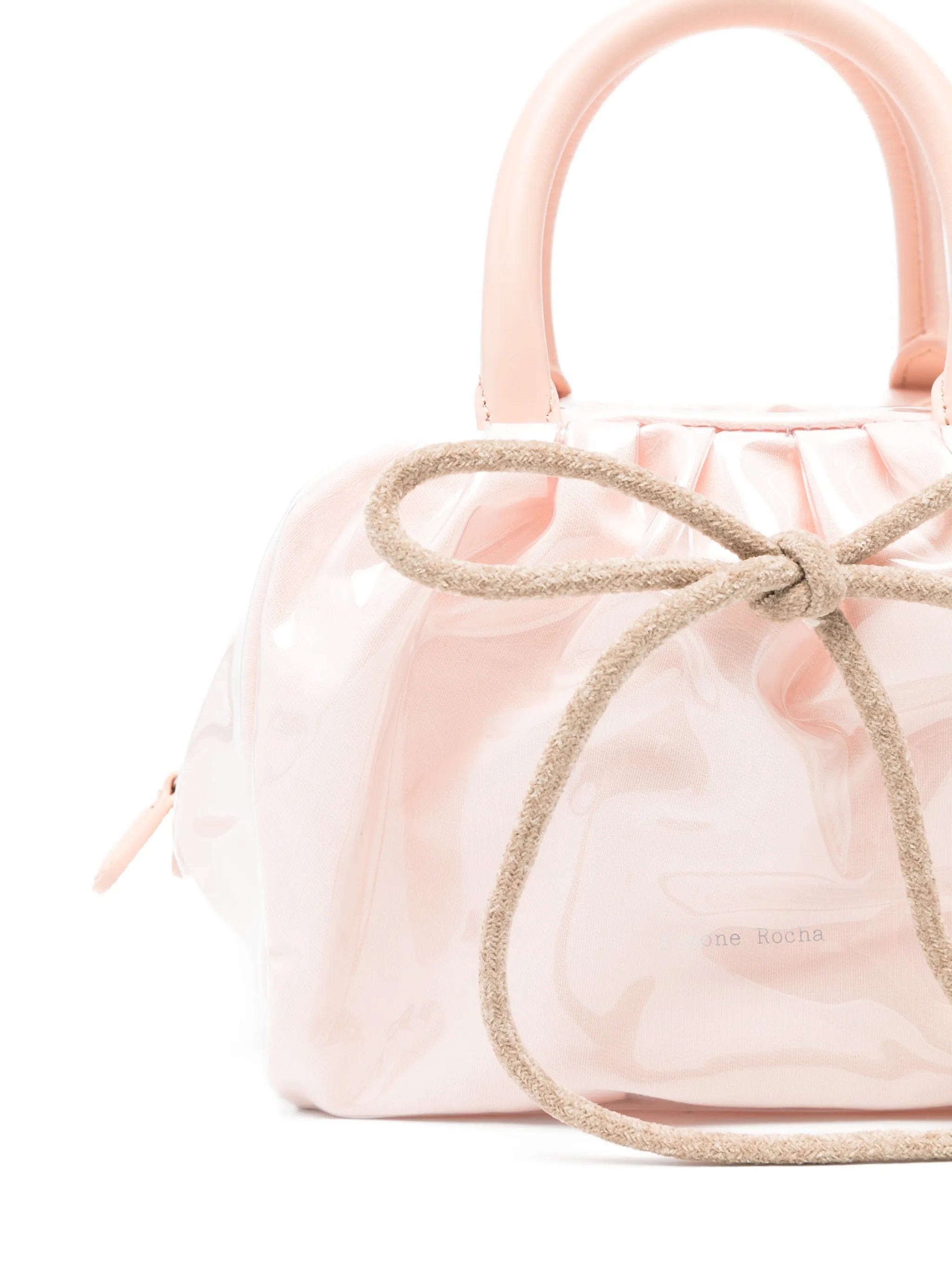 Simone Rocha mini gathered bow tote bag