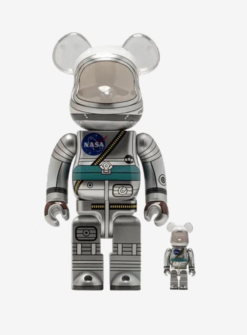 Bearbrick Project Mercury Astronaut 100% & 400% Set