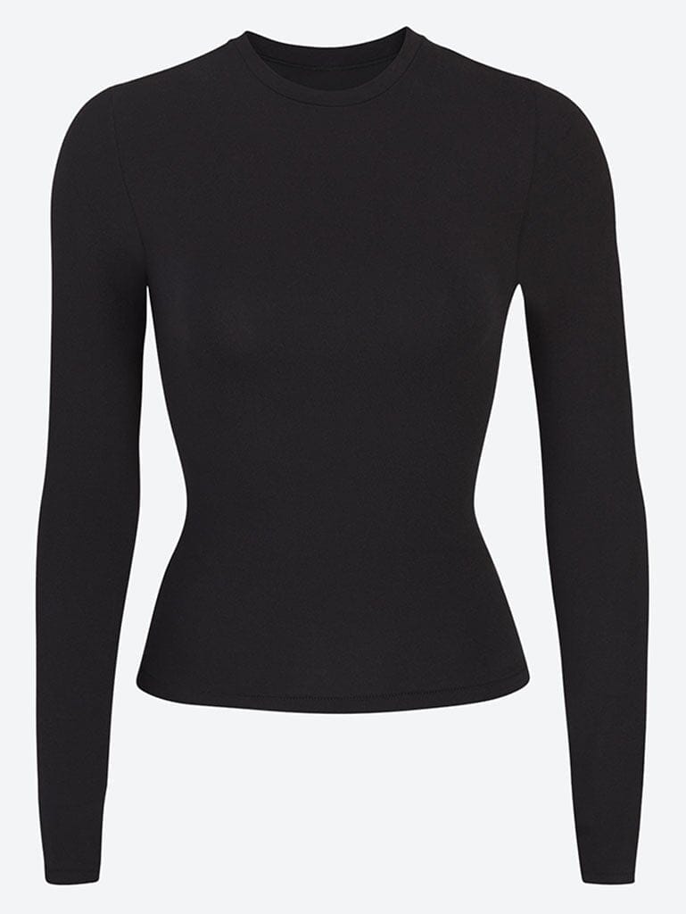 SKIMS Cotton jersey long sleeve t - shirt