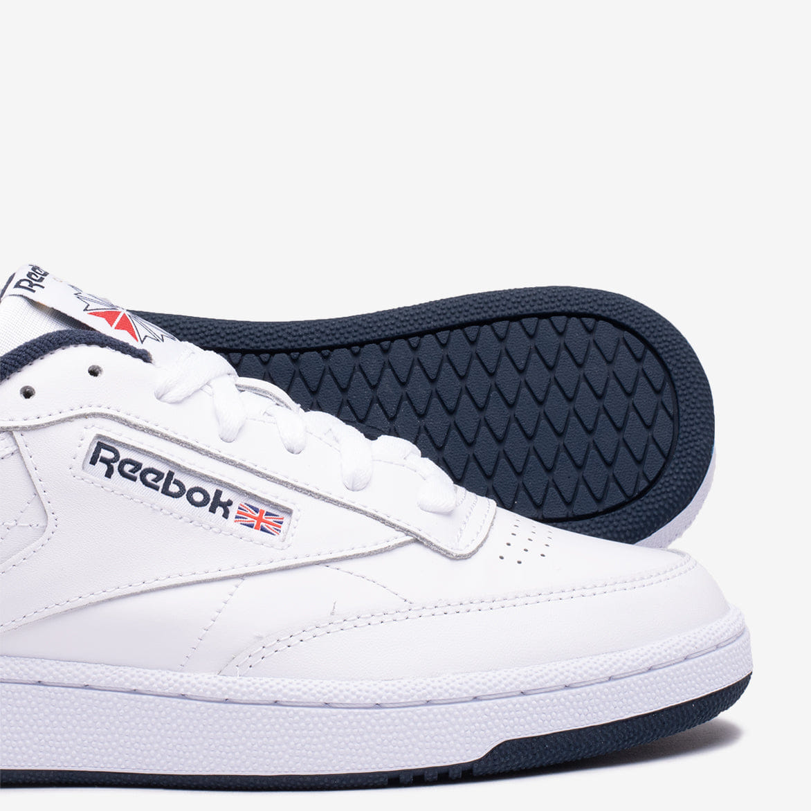 Reebok CLUB C 85 - WHITE / NAVY