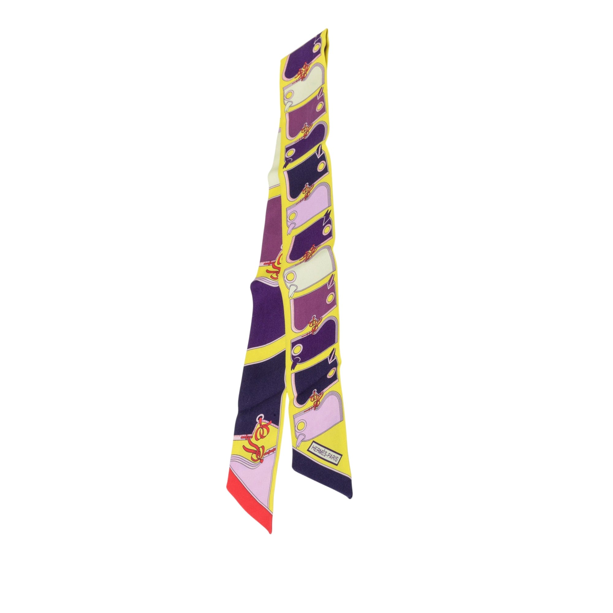 Hermès Camails Twilly Silk Scarf