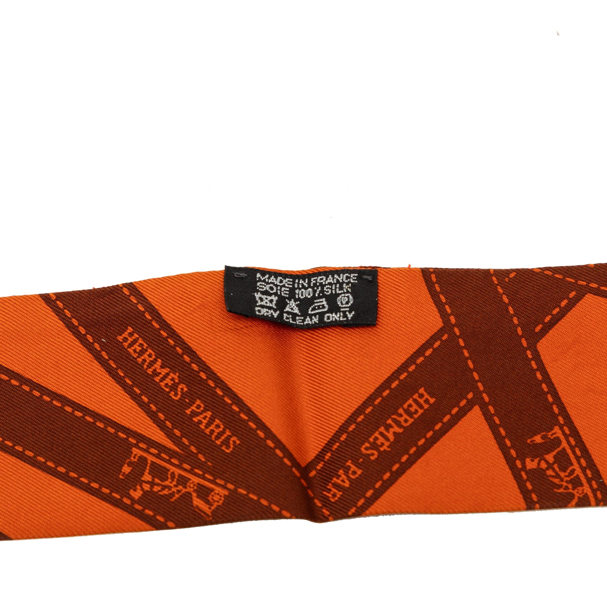 Hermès Bolduc Twilly Silk Scarf