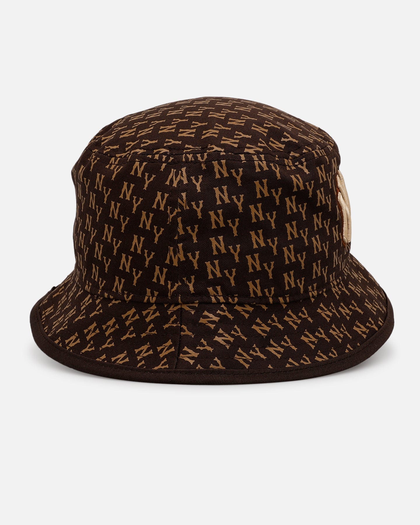 New Era New York Yankees Monogram Bucket Hat Brown
