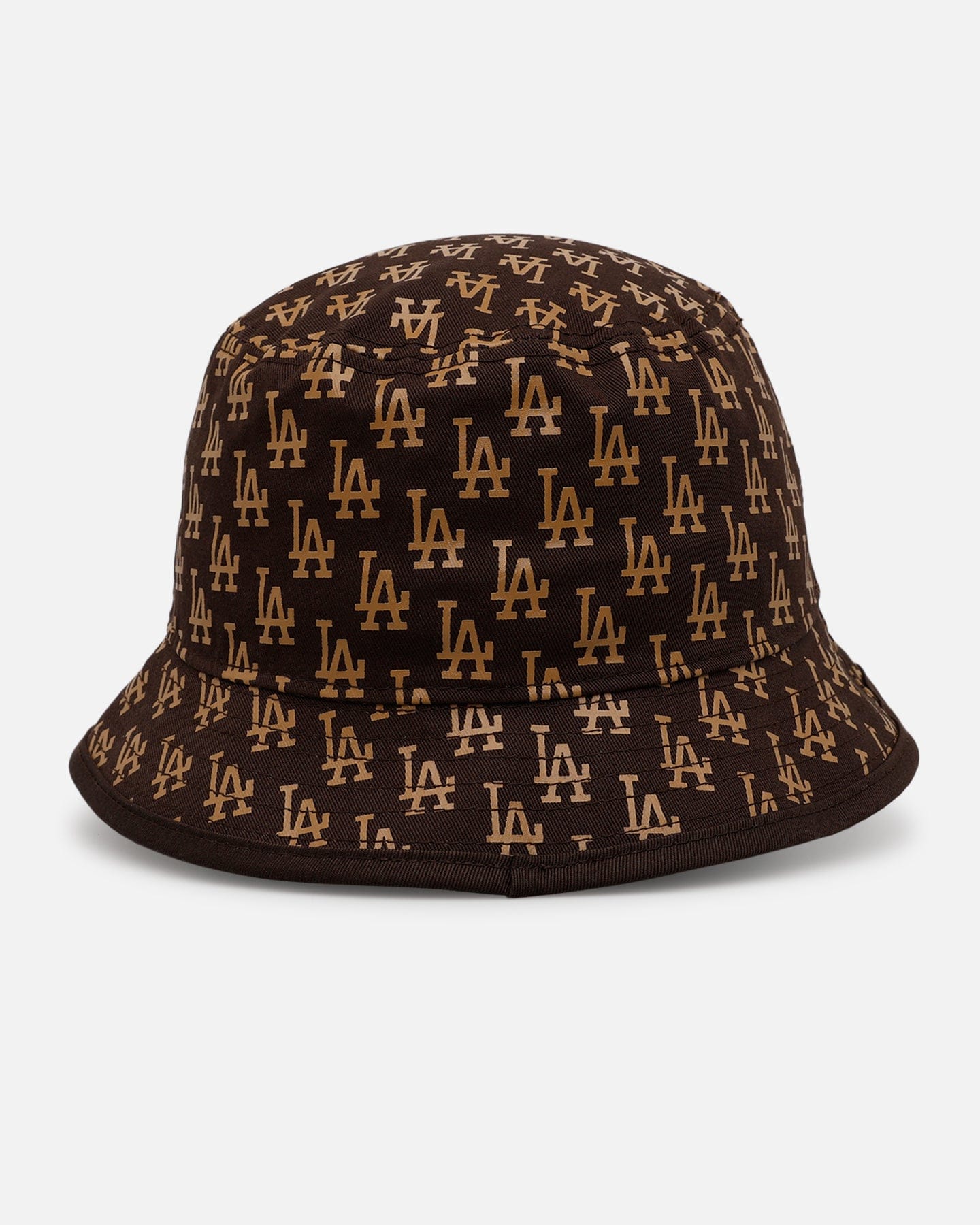 New Era Los Angeles Dodgers Monogram Bucket Hat Brown