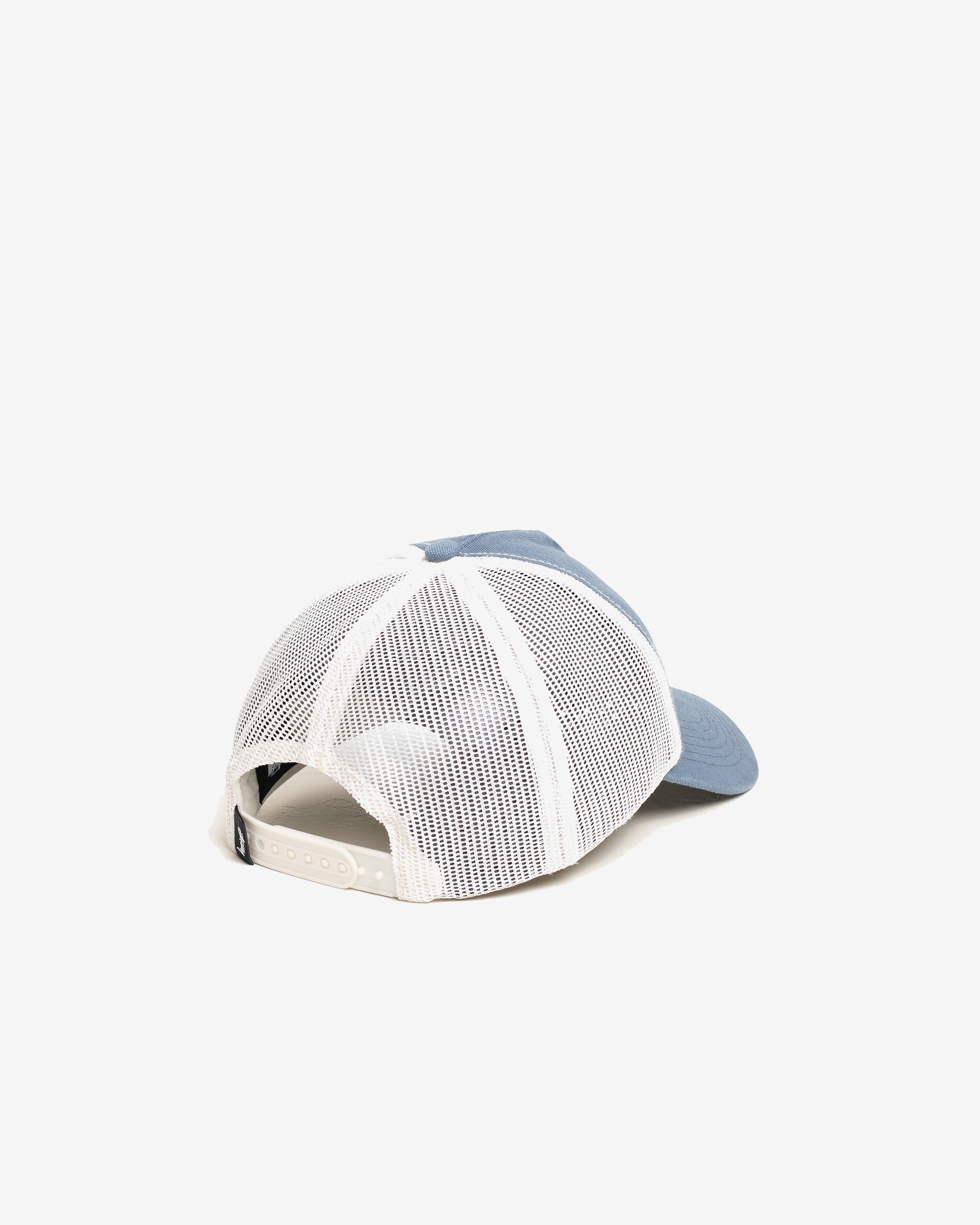 Stussy - Men's Hc Ghost Logo Trucker - (Blue)
