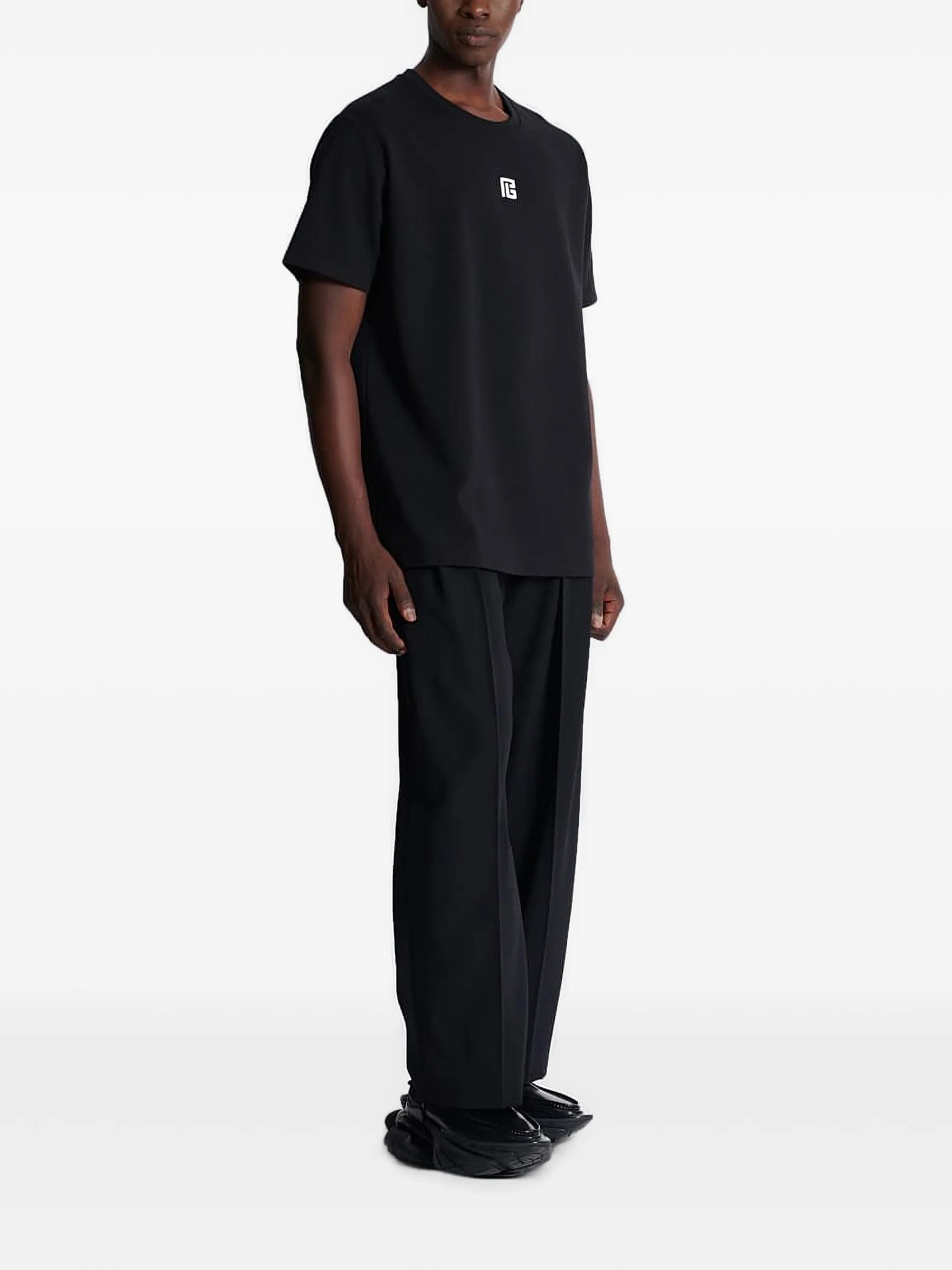 Balmain T - shirt with embroidered logo